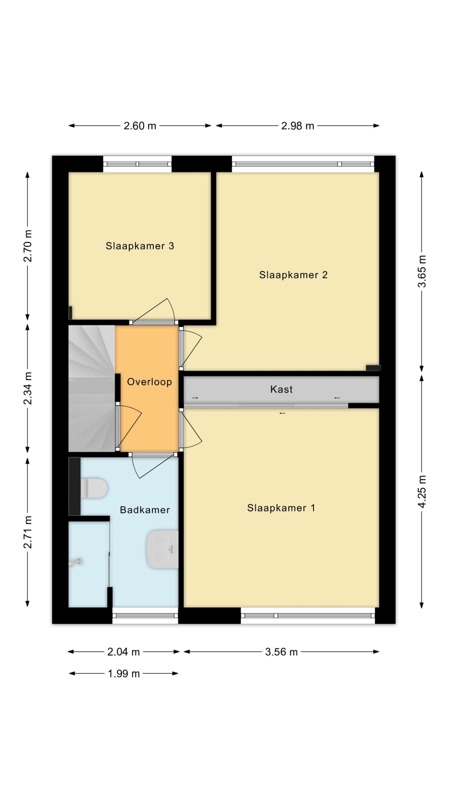 Castricum – Gobatstraat 35 – Plattegrond 2