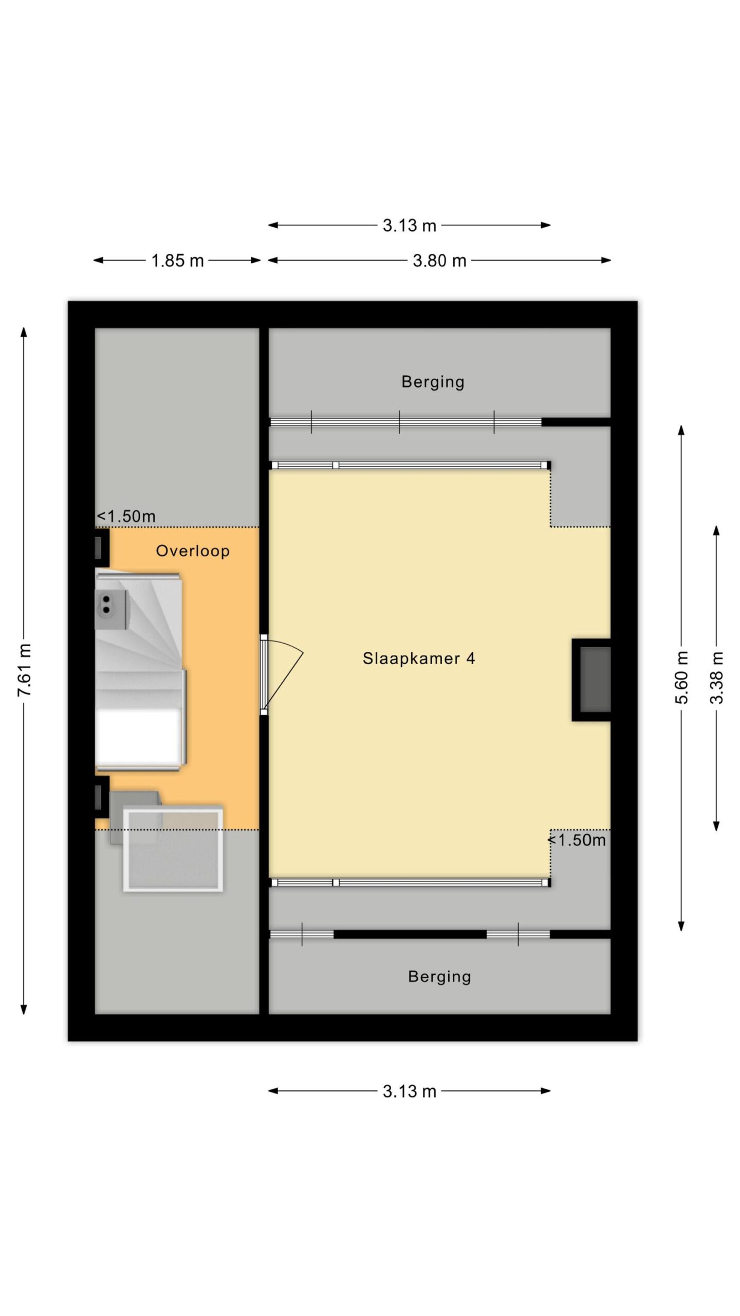 Castricum – Gobatstraat 35 – Plattegrond