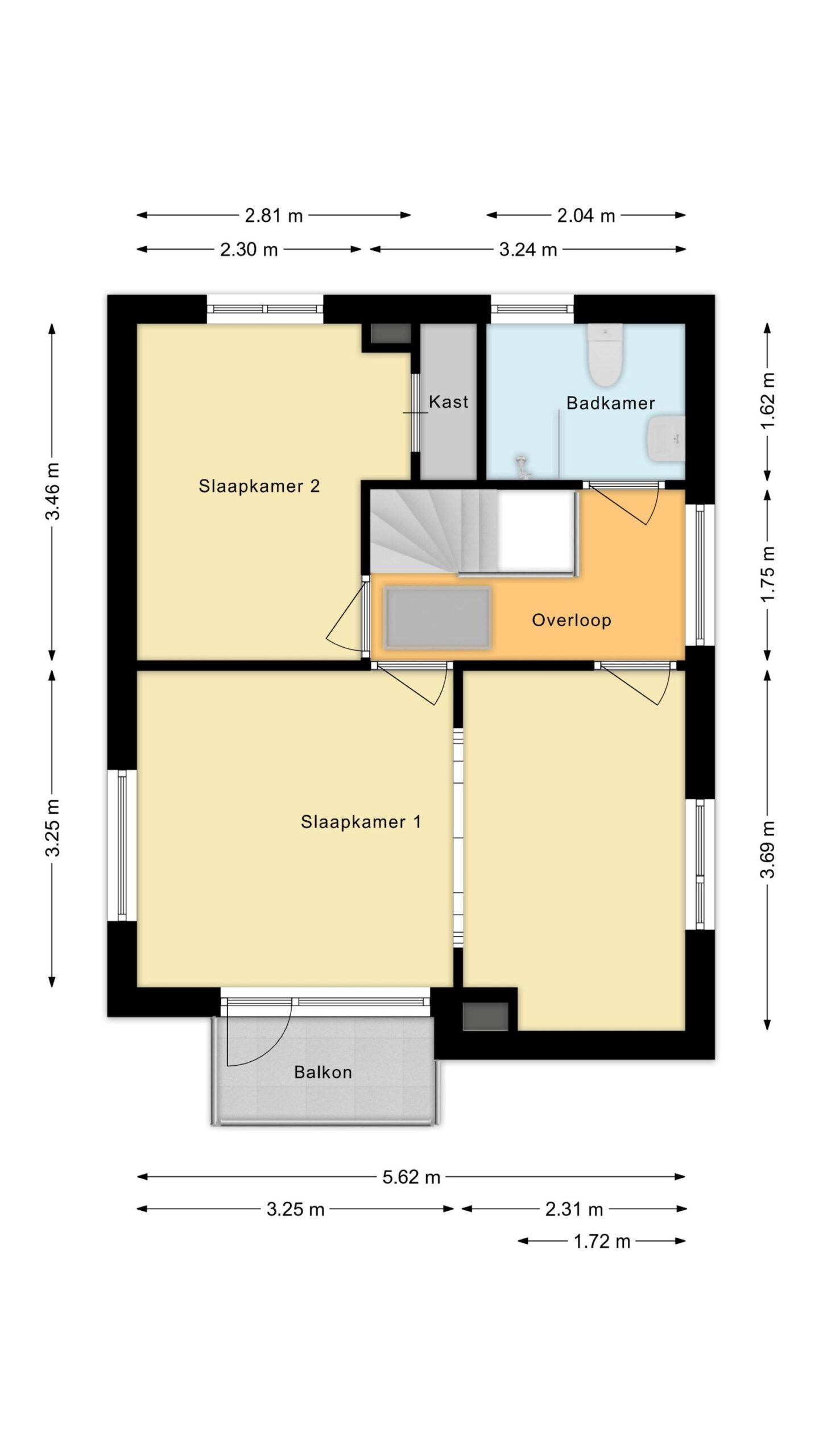Schermerhorn – Oosterweidestraat 48 – Plattegrond