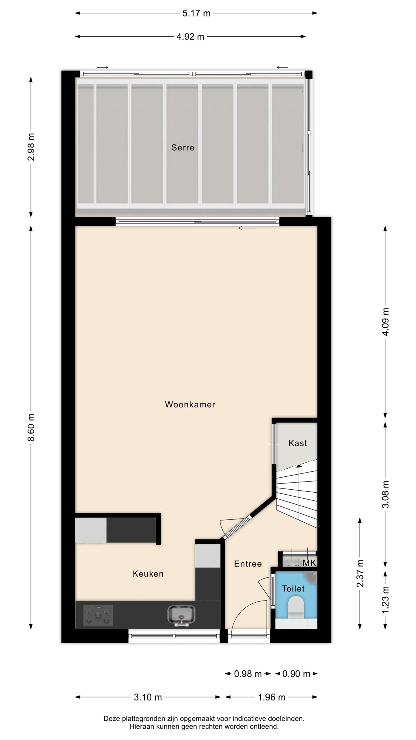 Alkmaar – G.H.A.de Zeeuwstraat 4 – Plattegrond