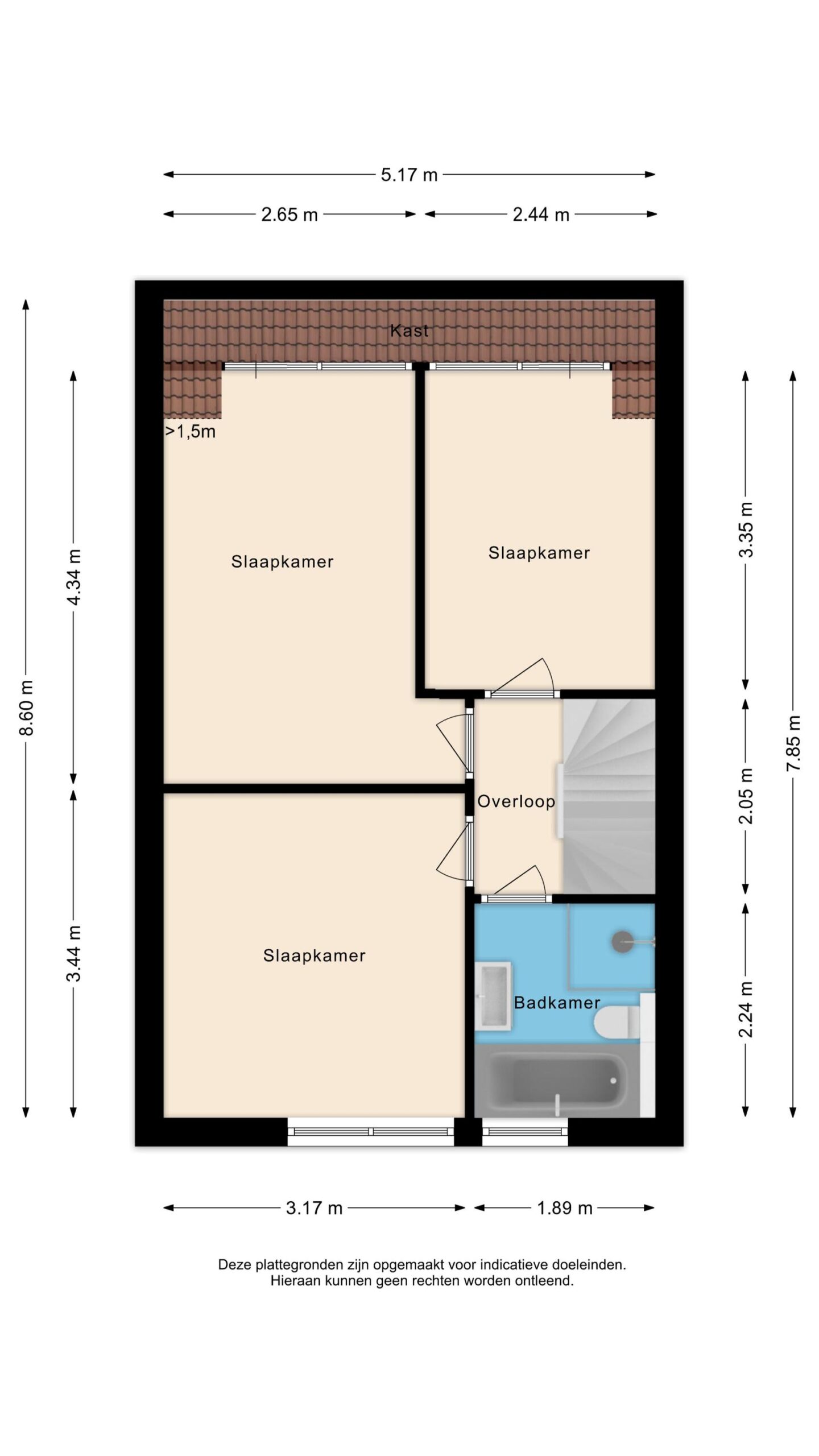 Alkmaar – G.H.A.de Zeeuwstraat 4 – Plattegrond 3