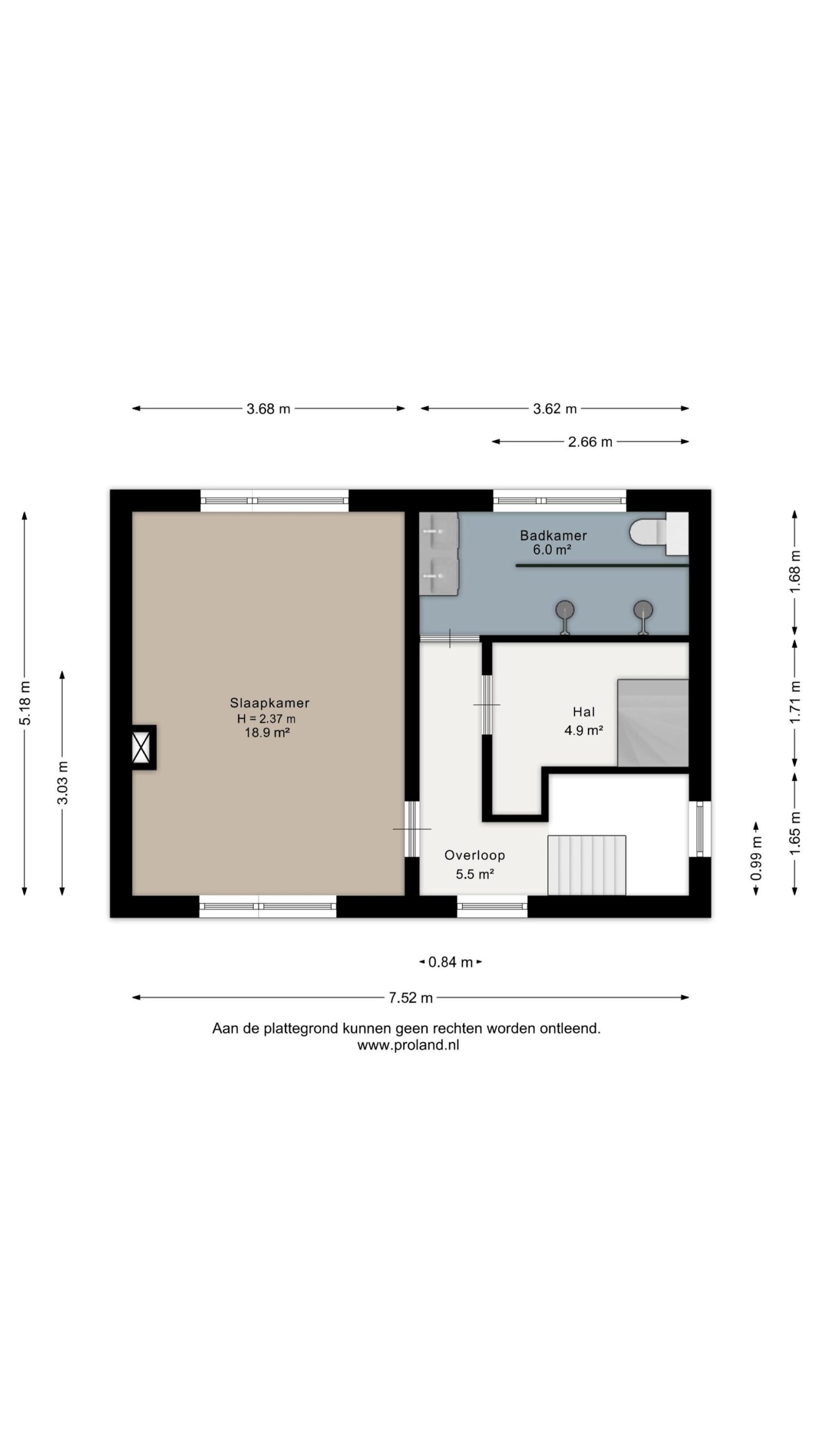 De Rijp – Leeghwaterstraat 7 – Plattegrond