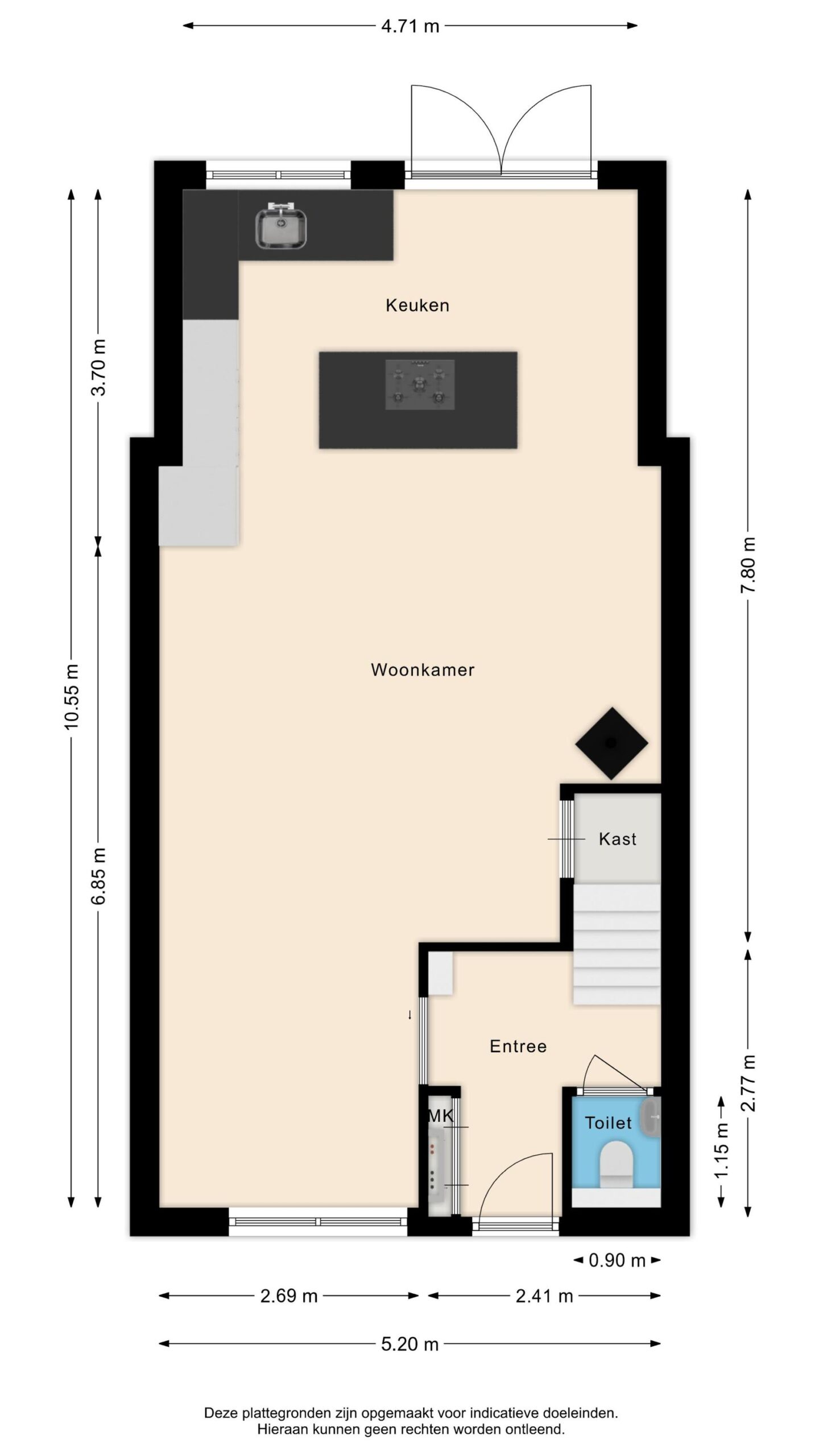 Alkmaar – Suze Groenewegstraat 21 – Plattegrond