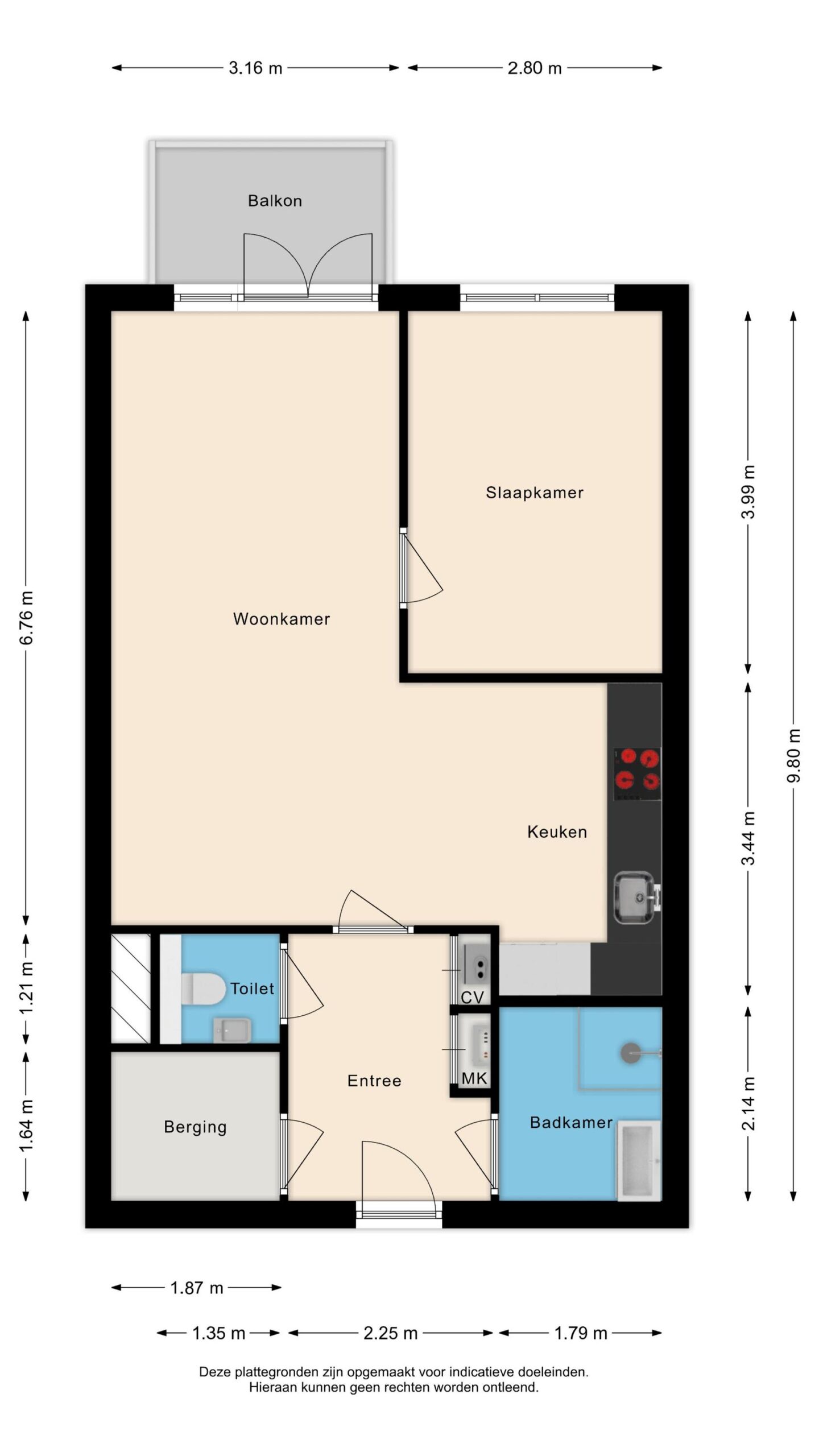 Heerhugowaard – Lapis Lazuli 133 – Plattegrond