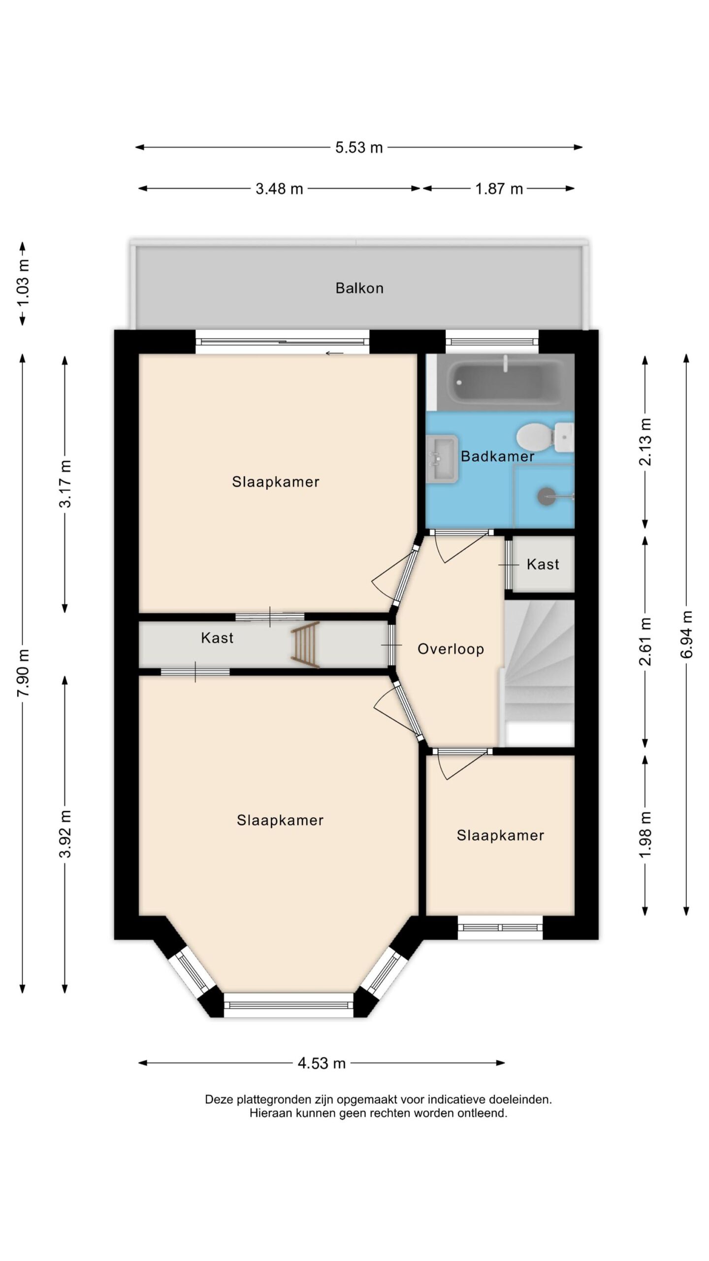 Alkmaar – Blaeustraat 31 – Plattegrond 2