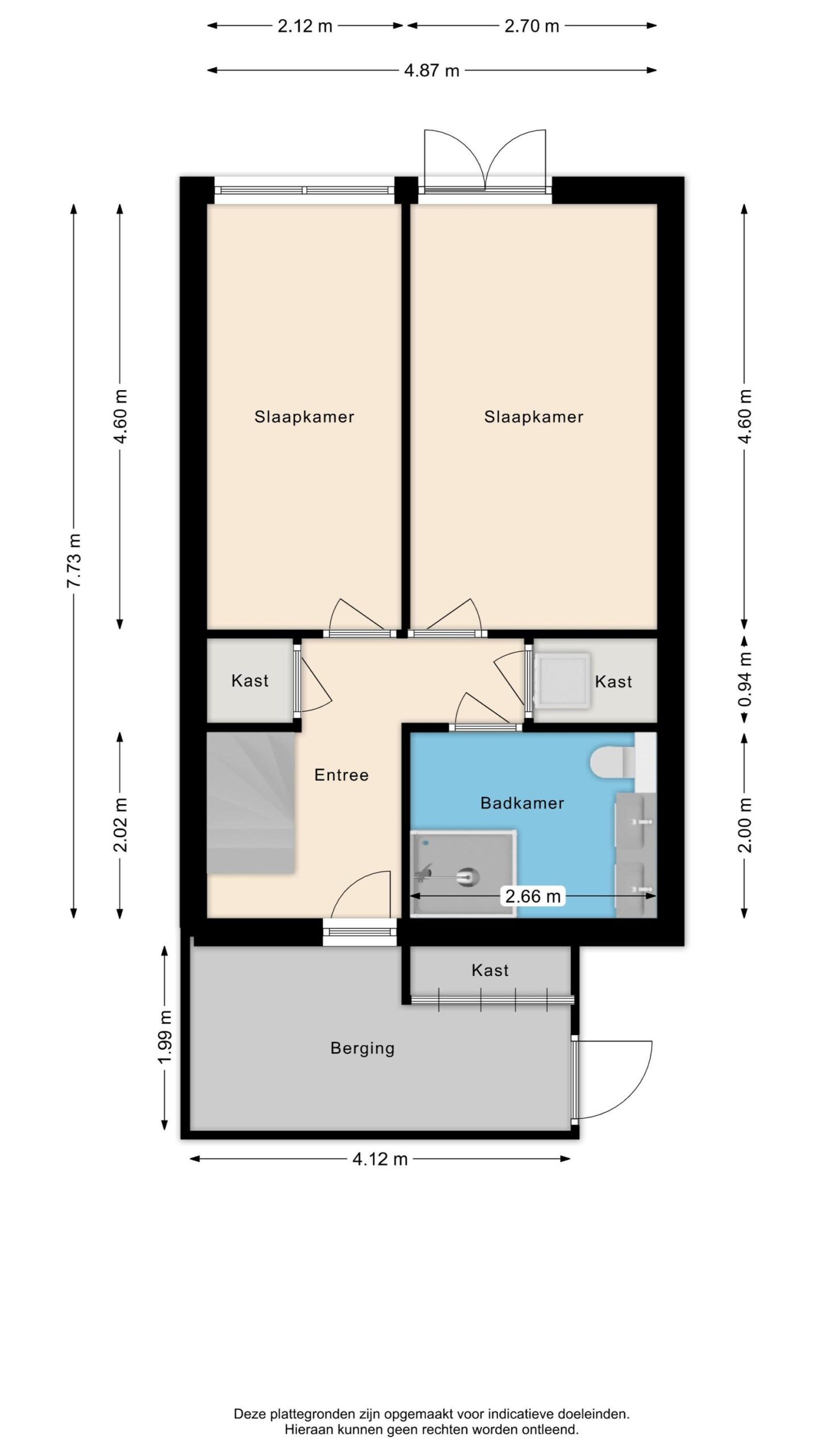 Alkmaar – Vogelweg 126 – Plattegrond