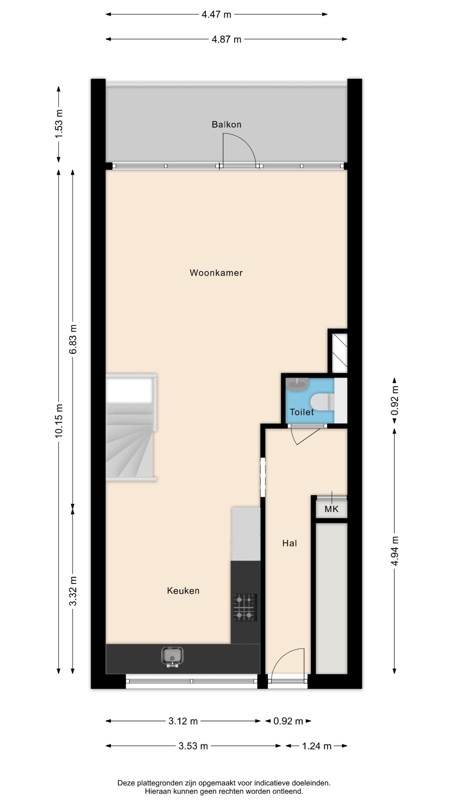 Alkmaar – Vogelweg 126 – Plattegrond 2