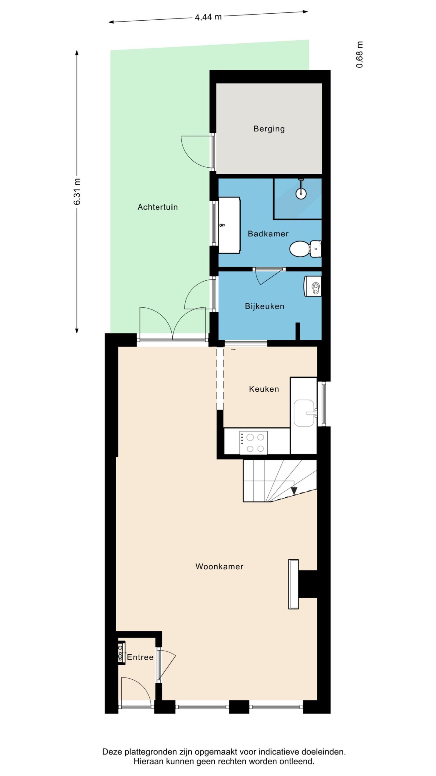 Alkmaar – Nieuwpoortssteeg 2 – Plattegrond 3