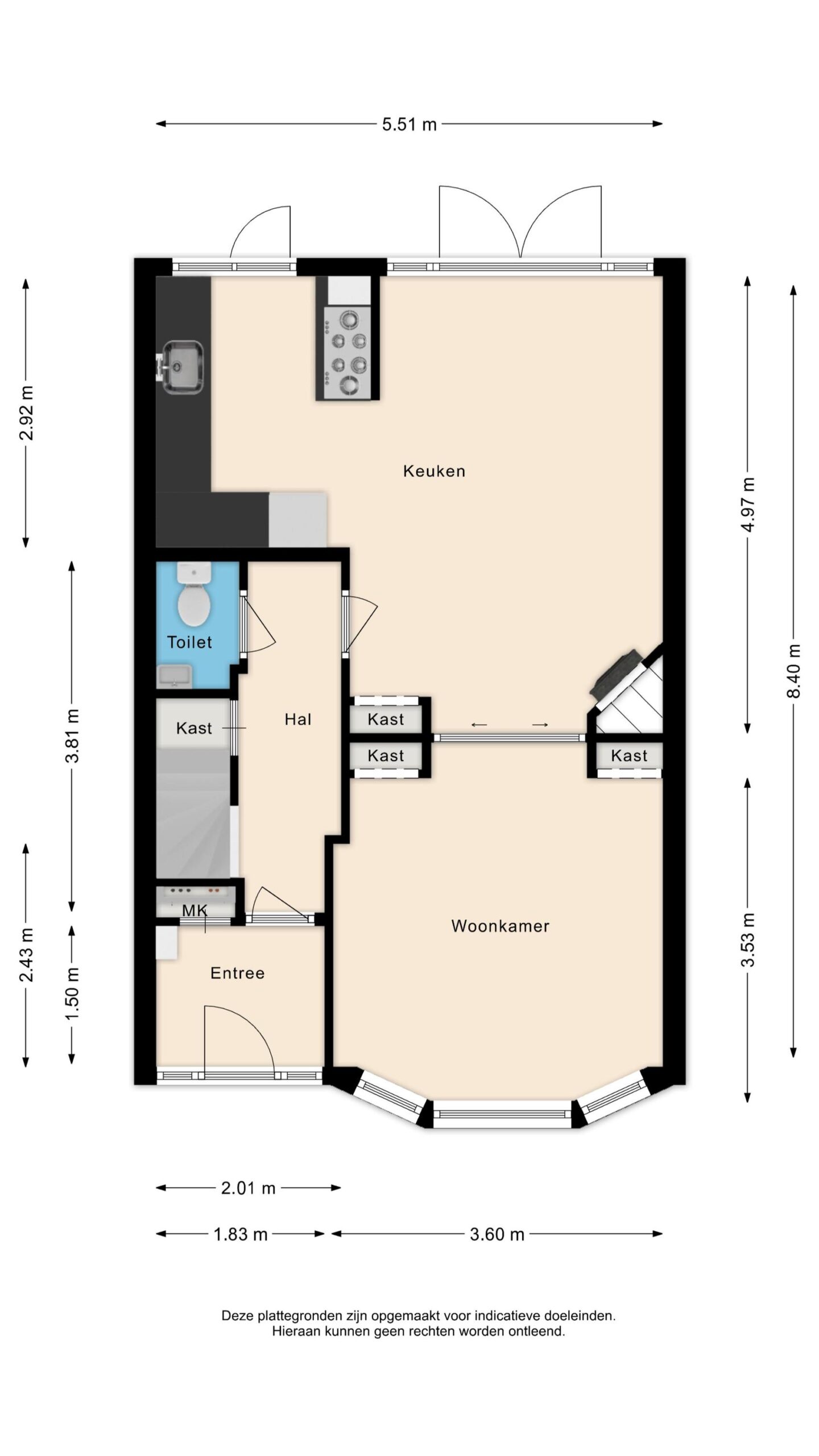 Alkmaar – Jan van Scorelkade 60 – Plattegrond 2