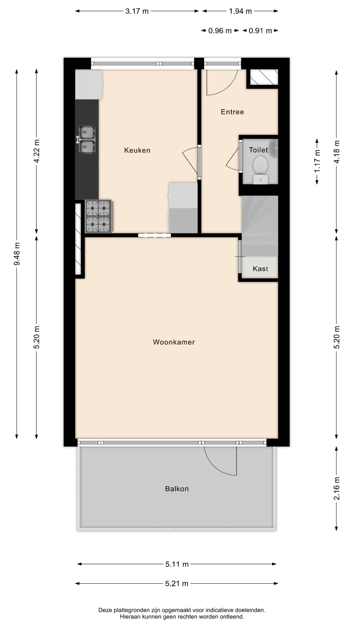 Alkmaar – Winkelwaard 335 – Plattegrond 3