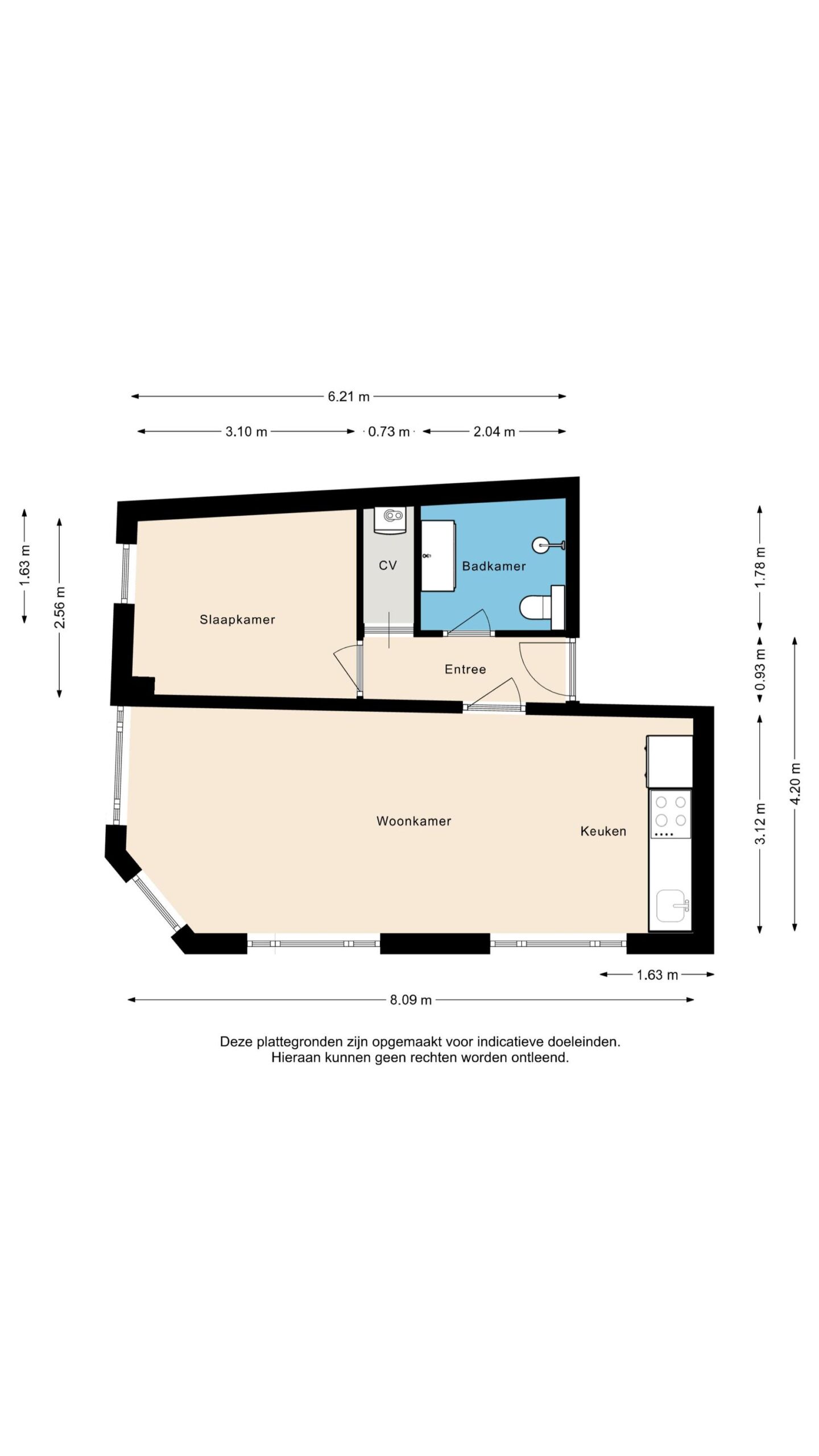Alkmaar – Hekelstraat 1A – Plattegrond 2