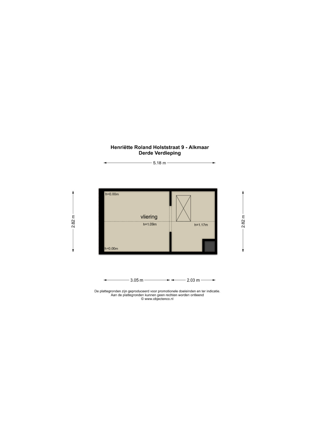 Alkmaar – Henriëtte Roland Holststraat 9 – Plattegrond 8