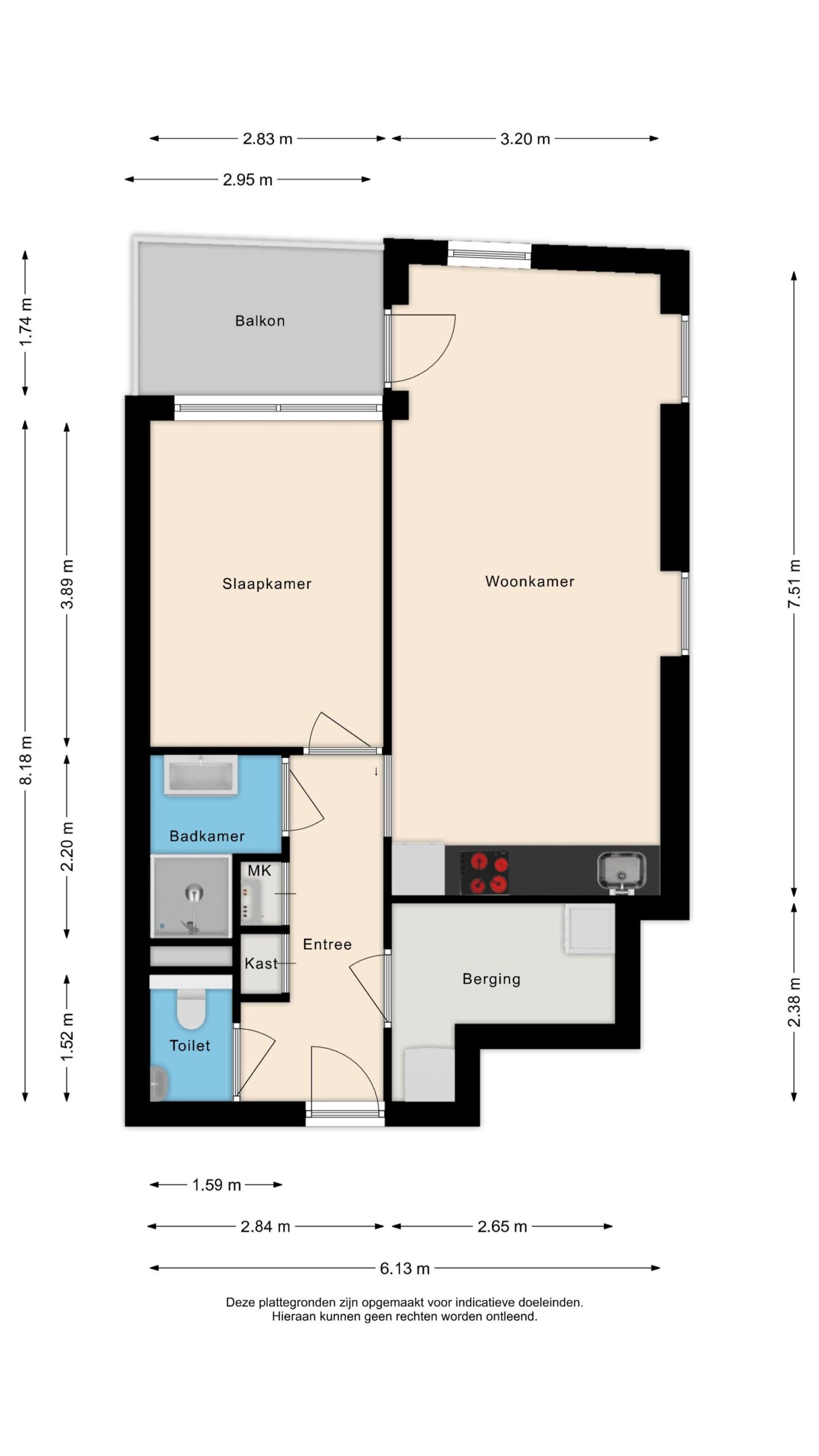 Alkmaar – Kwakelkade 2A – Plattegrond