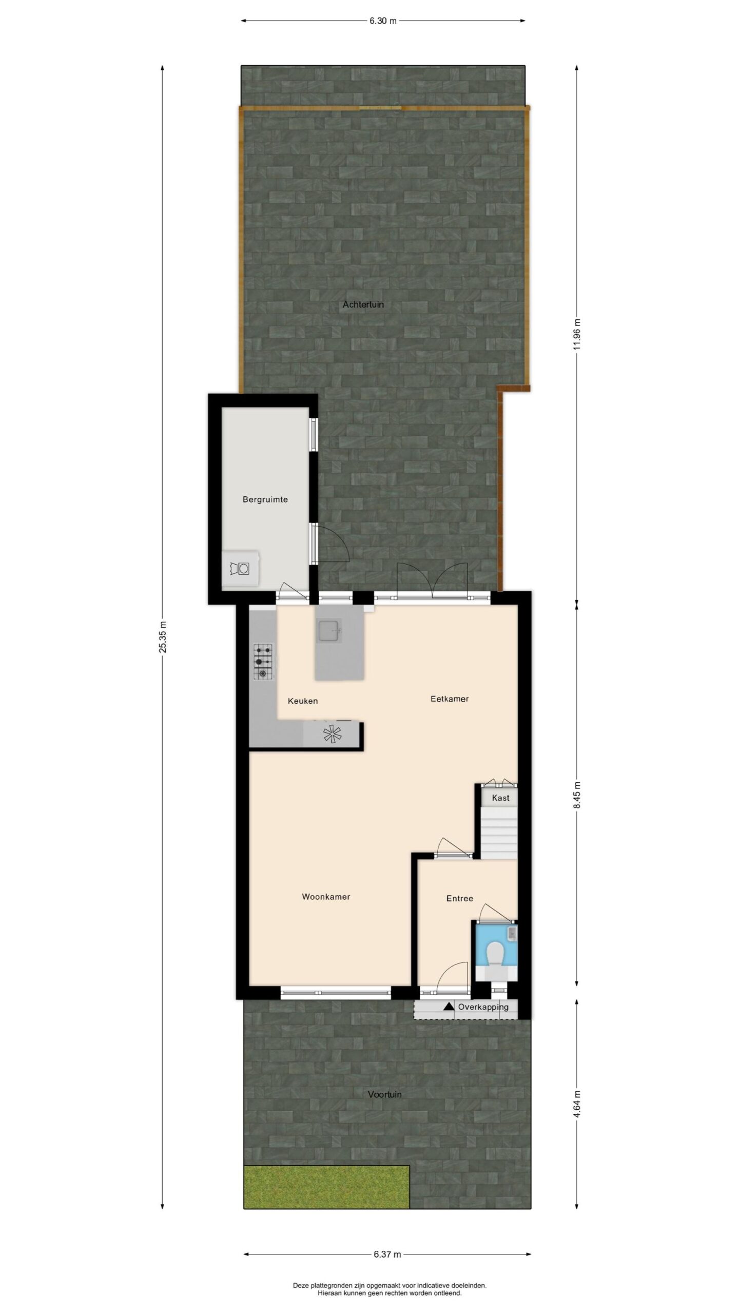 Alkmaar – Sluiswaard 116 – Plattegrond 2