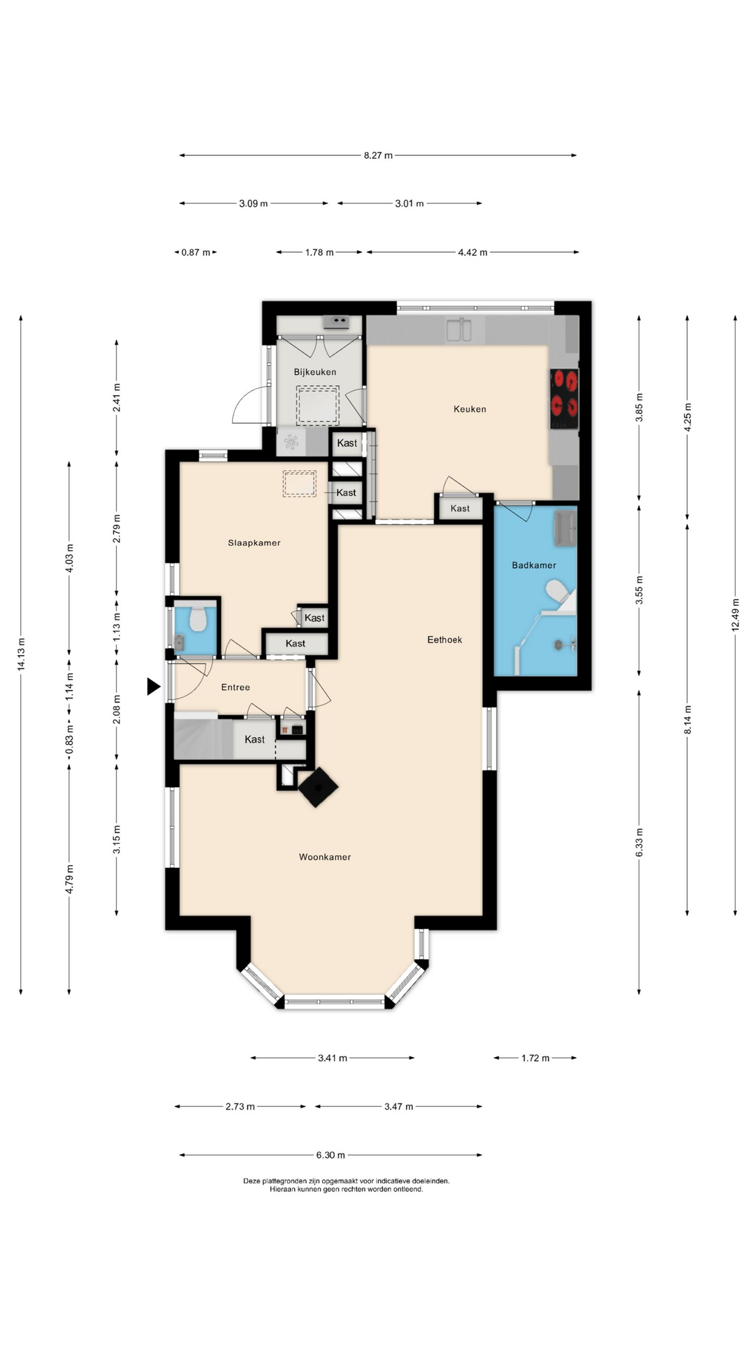 Oudorp – Pastoor H.C.Maatstraat 24 – Plattegrond