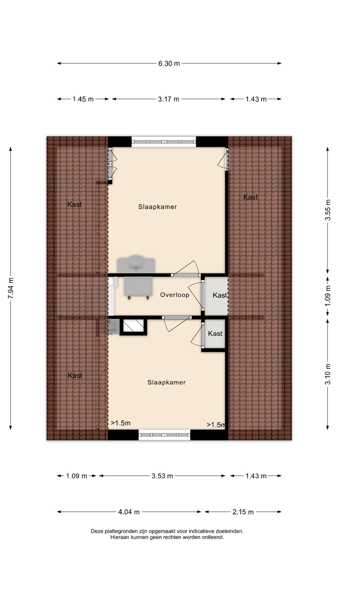 Oudorp – Pastoor H.C.Maatstraat 24 – Plattegrond 2