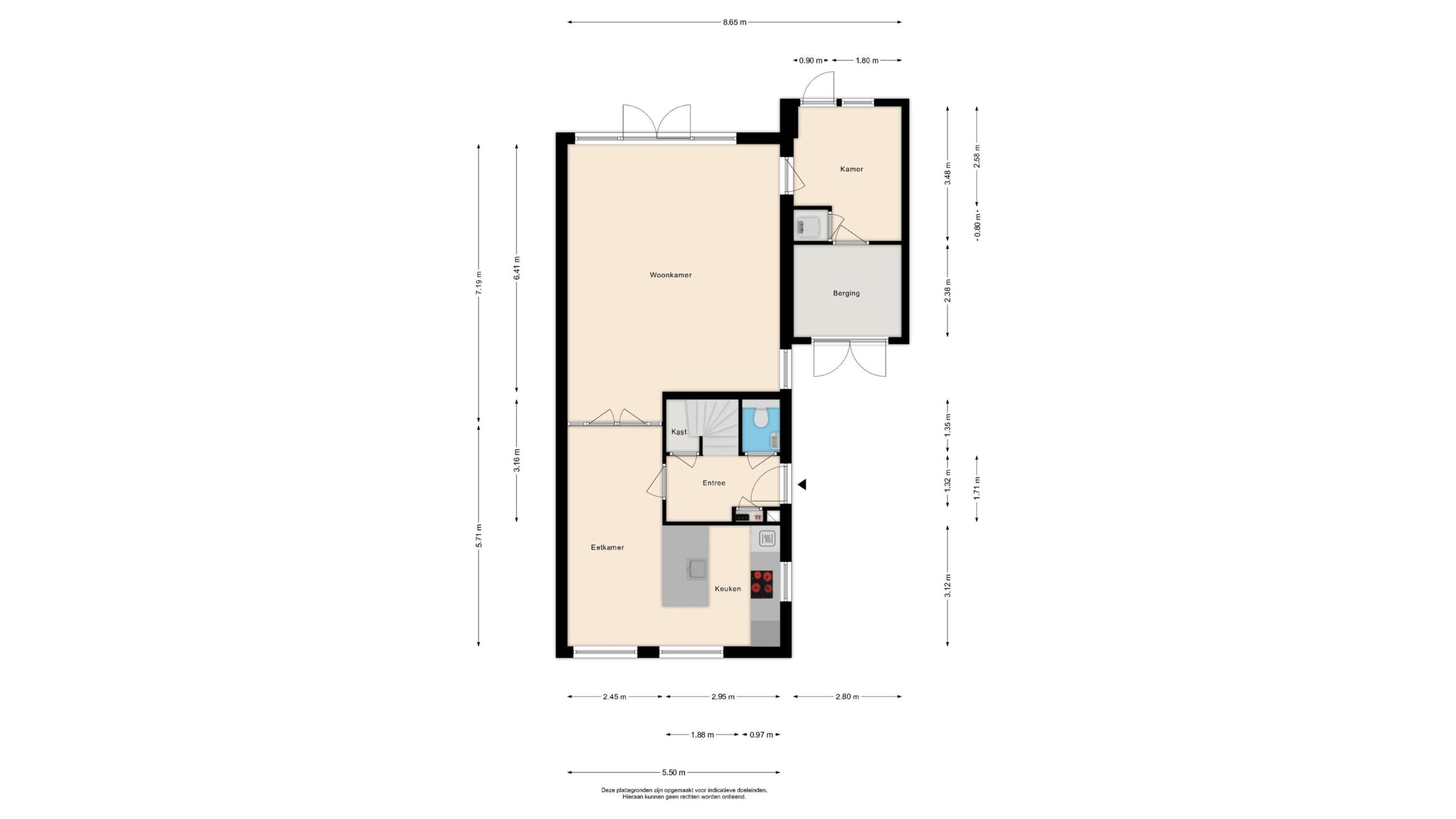 Berkhout – Oliesloot 6 – Plattegrond