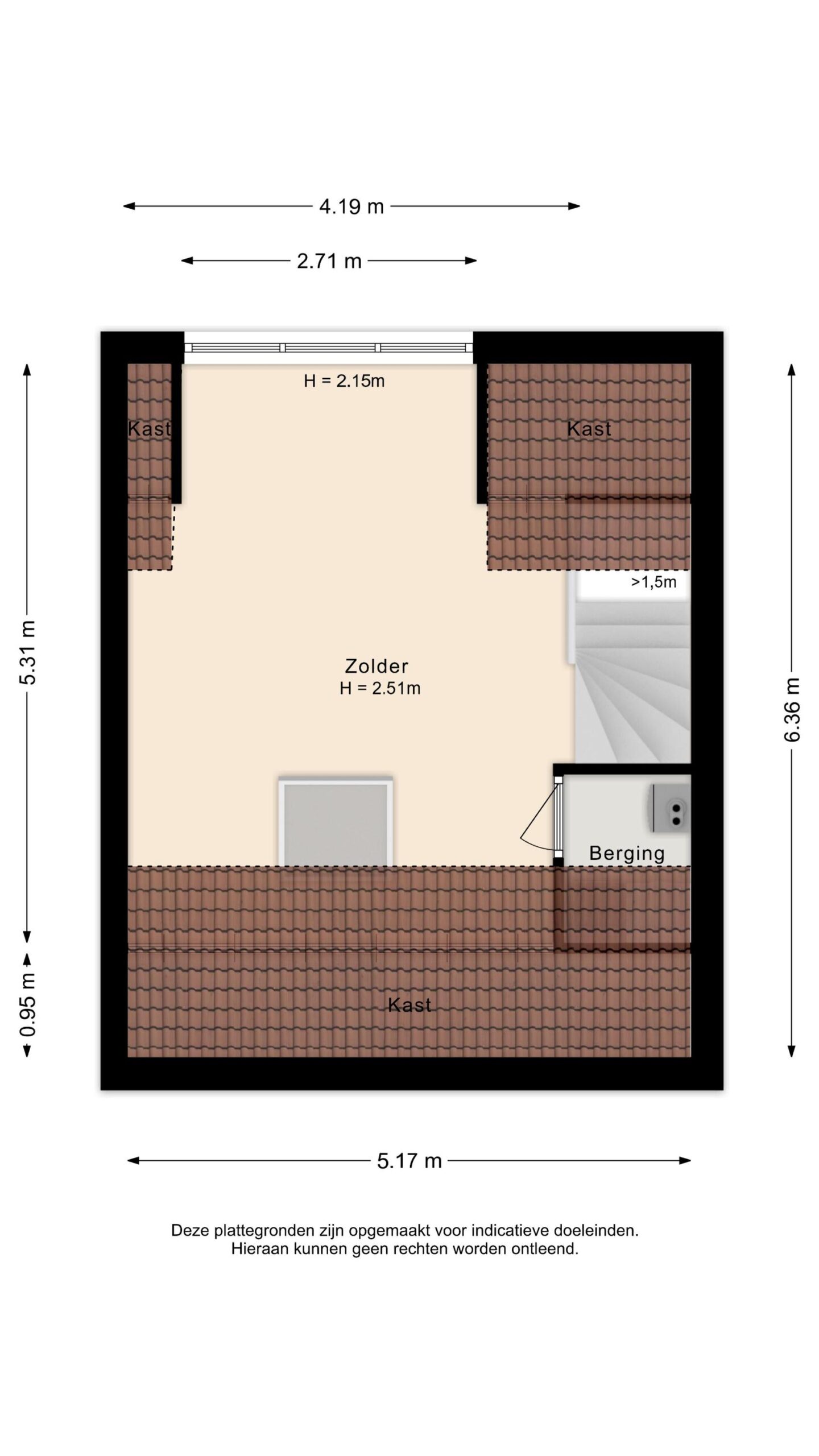 Alkmaar – Ooievaarstraat 73 – Plattegrond 4