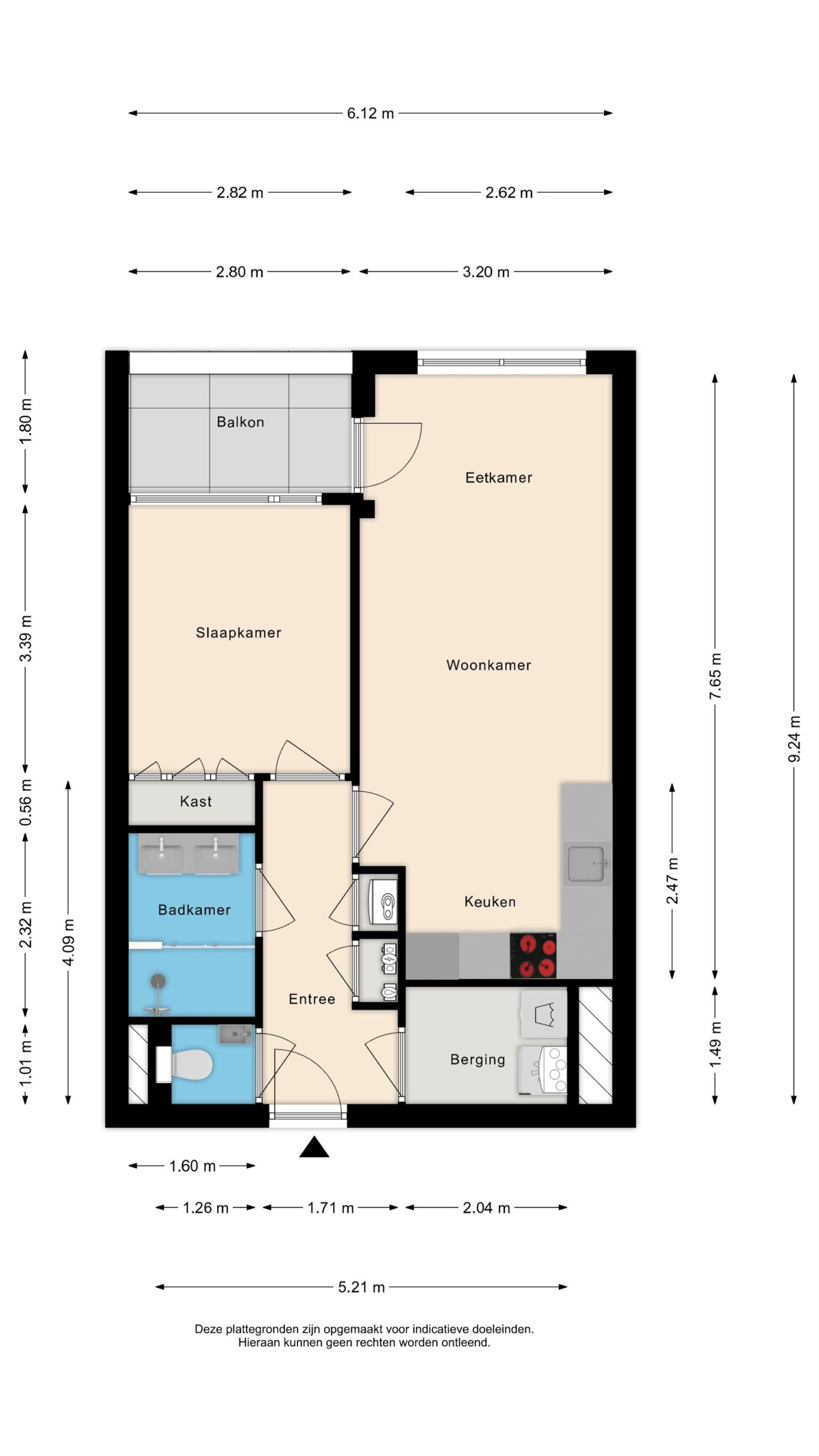 Alkmaar – Kwakelkade 3E – Plattegrond 2