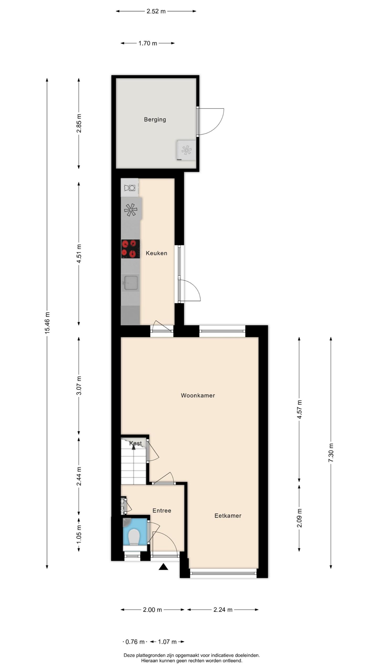 Beverwijk – Kuikensweg 83 – Plattegrond
