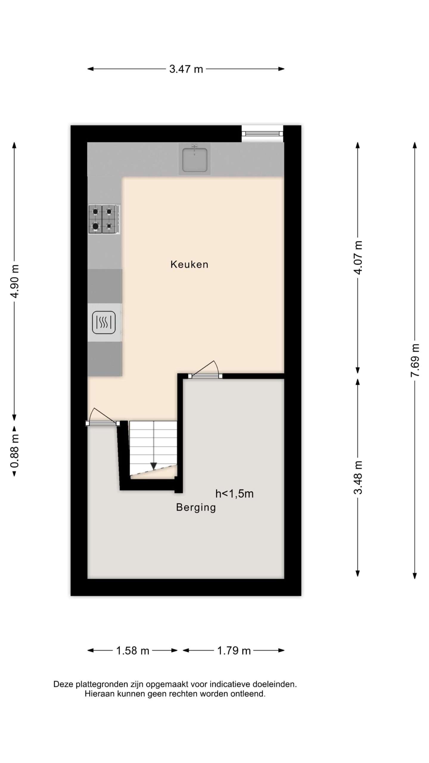 Alkmaar – Korenbloemstraat 12 – Plattegrond 3