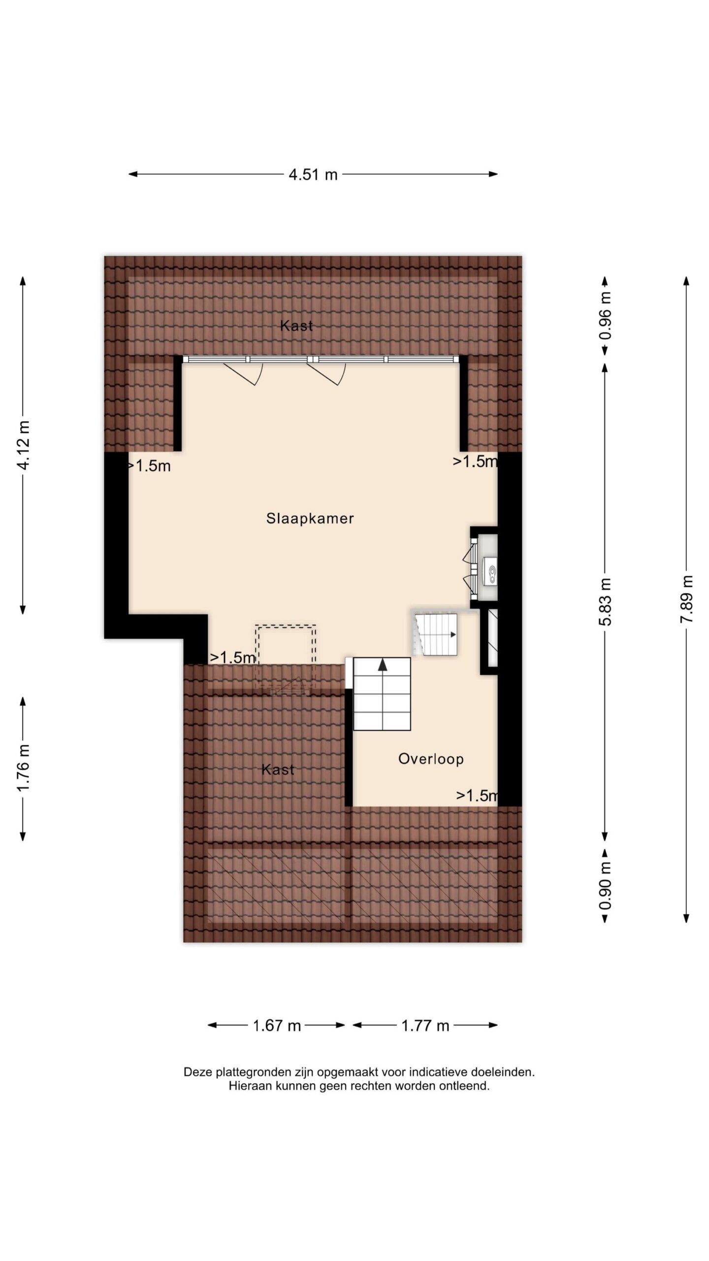 Alkmaar – Korenbloemstraat 12 – Plattegrond 4
