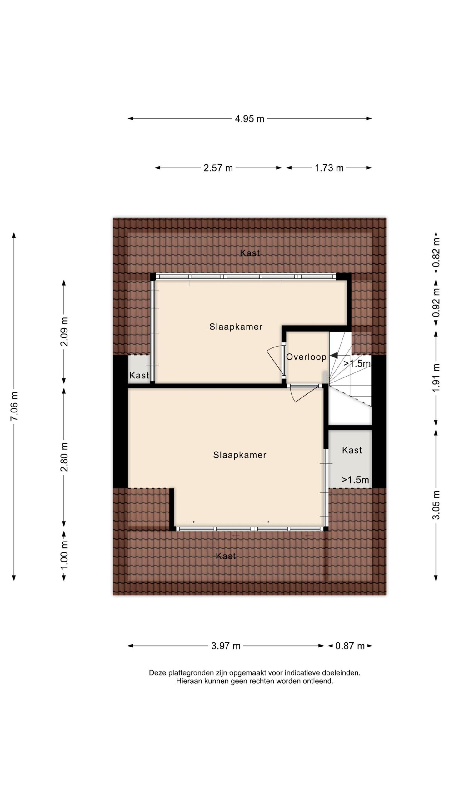 Alkmaar – Anna van Burenstraat 34 – Plattegrond 4