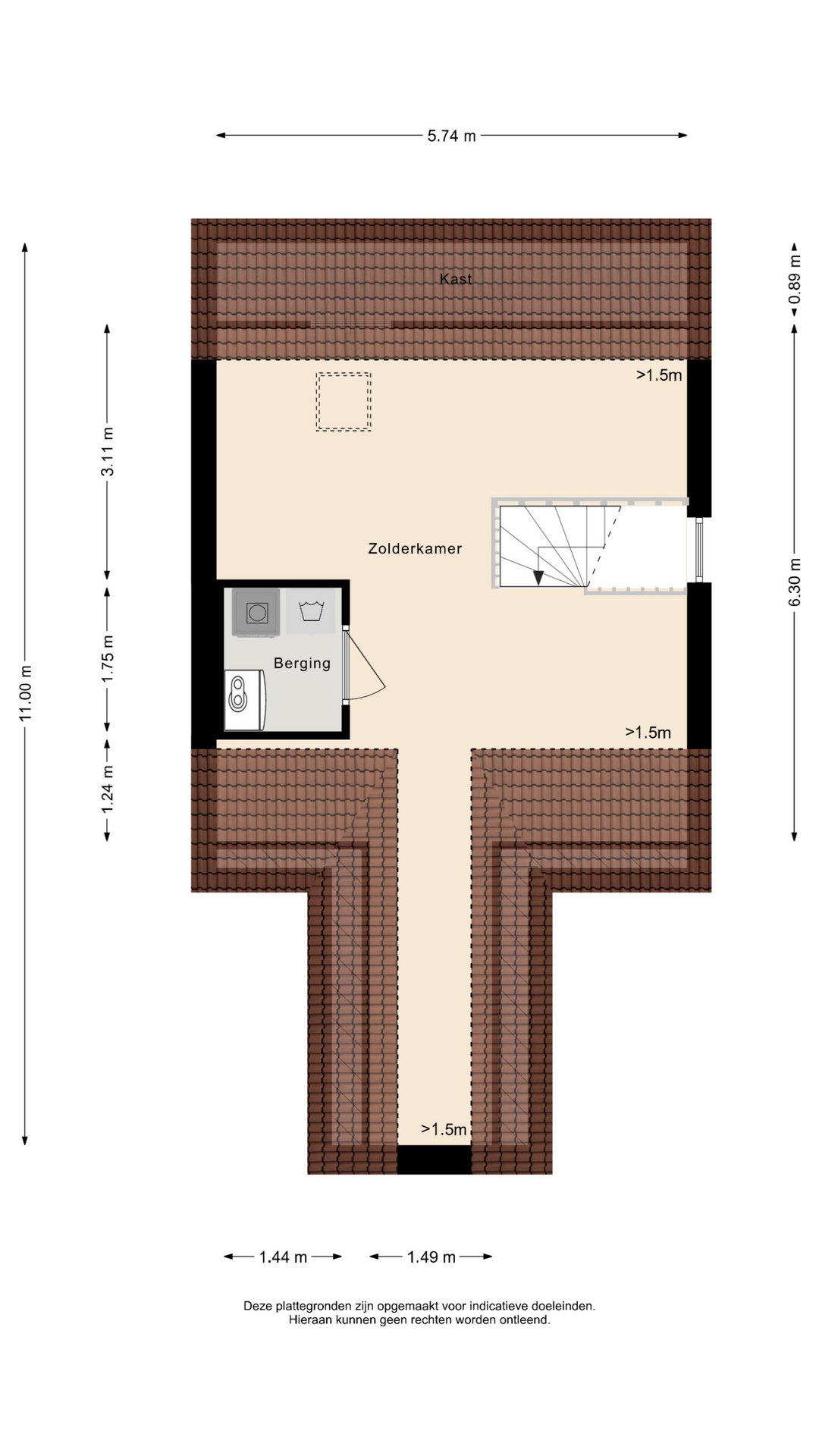 Heerhugowaard – Staartmeesstraat 8 – Plattegrond 2