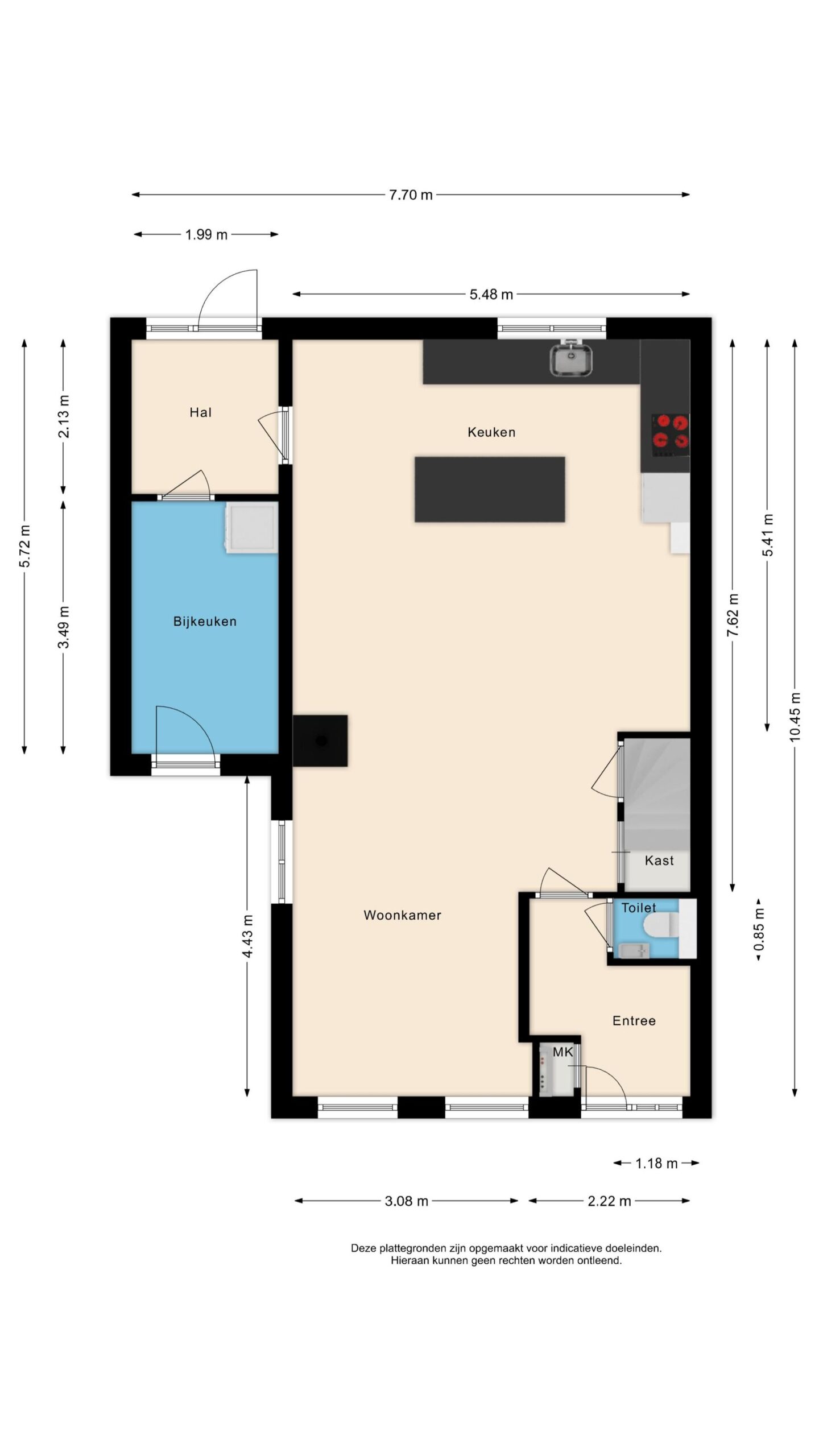 Stompetoren – Binnenkruier 96 – Plattegrond 2
