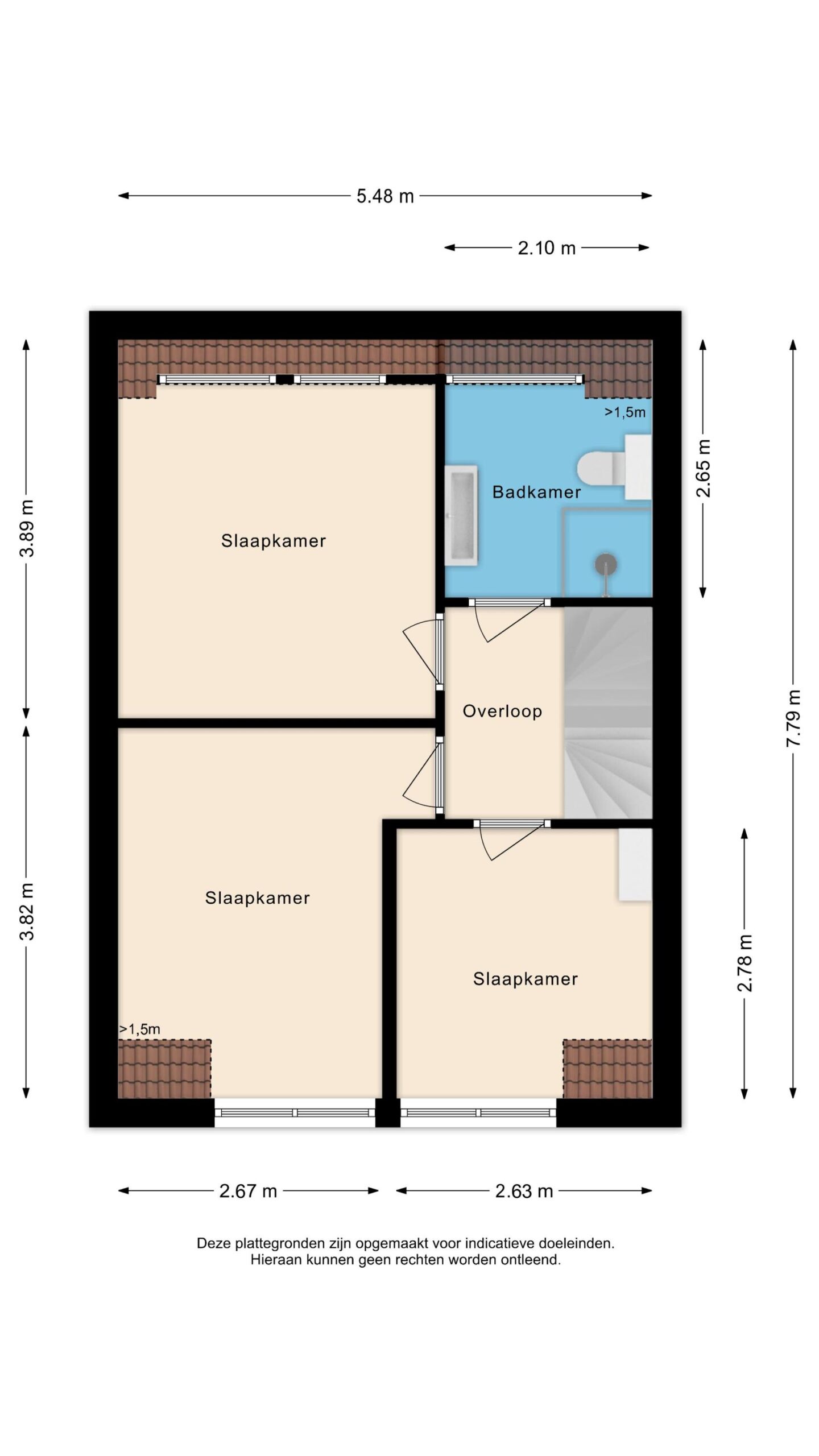 Stompetoren – Binnenkruier 96 – Plattegrond 3