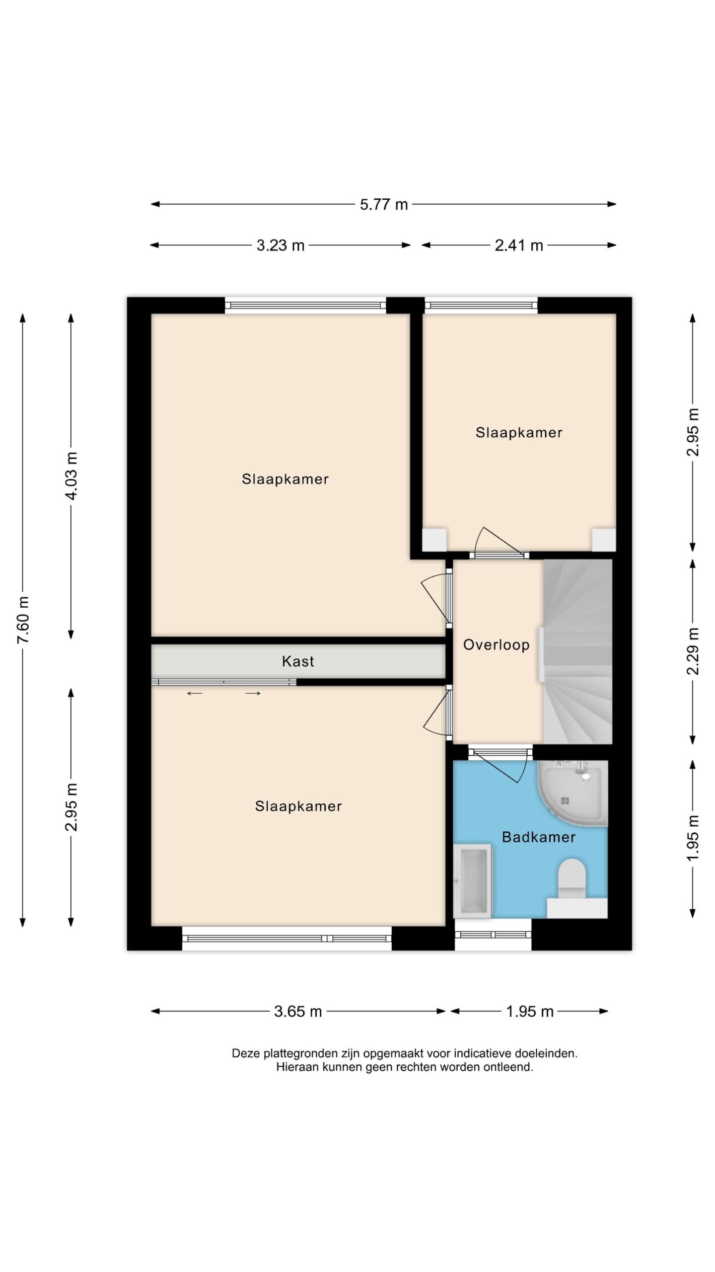 Alkmaar – Louise Henriettestraat 36 – Plattegrond 2