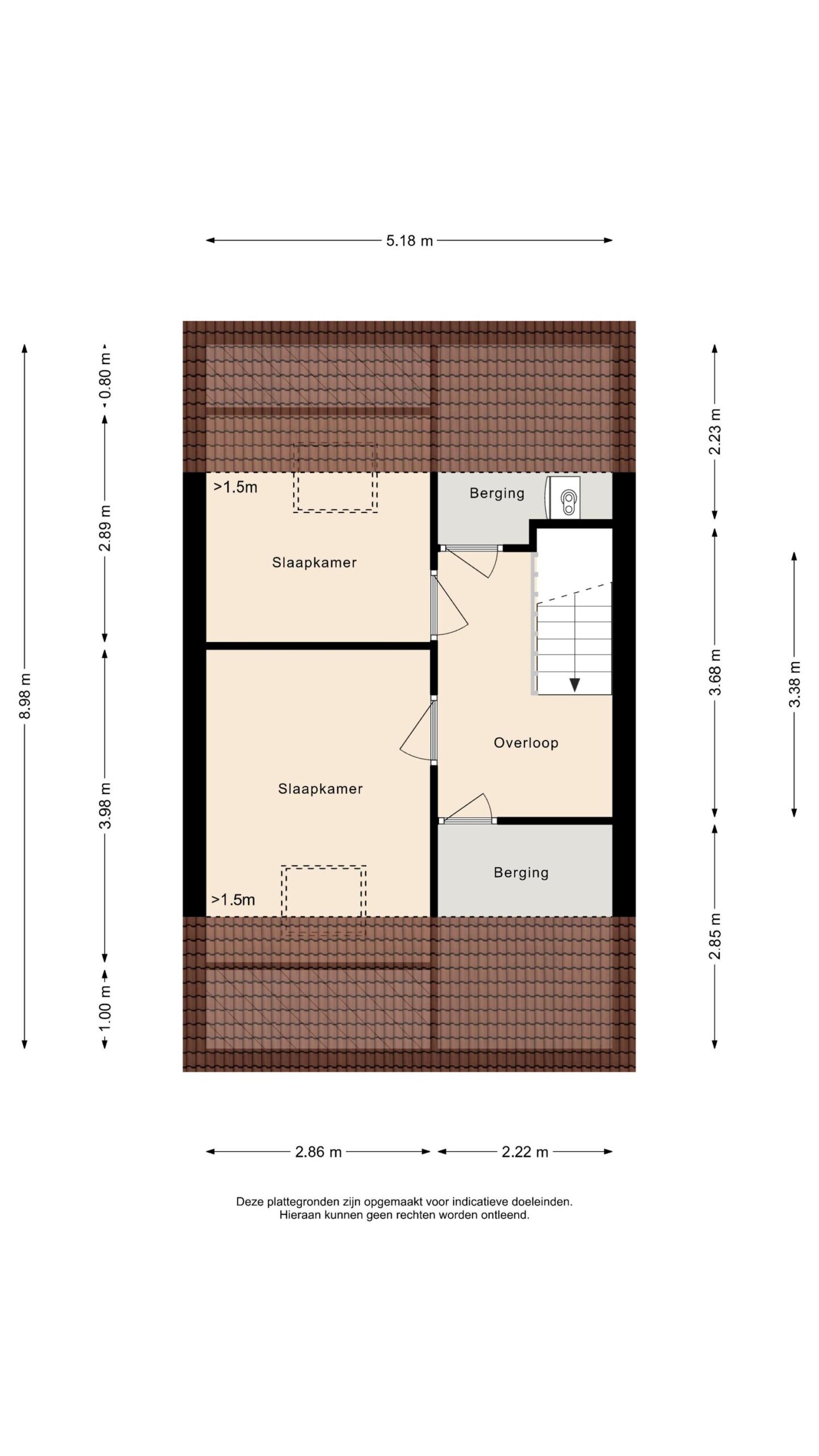 Alkmaar – Vlietwaard 186 – Plattegrond 2