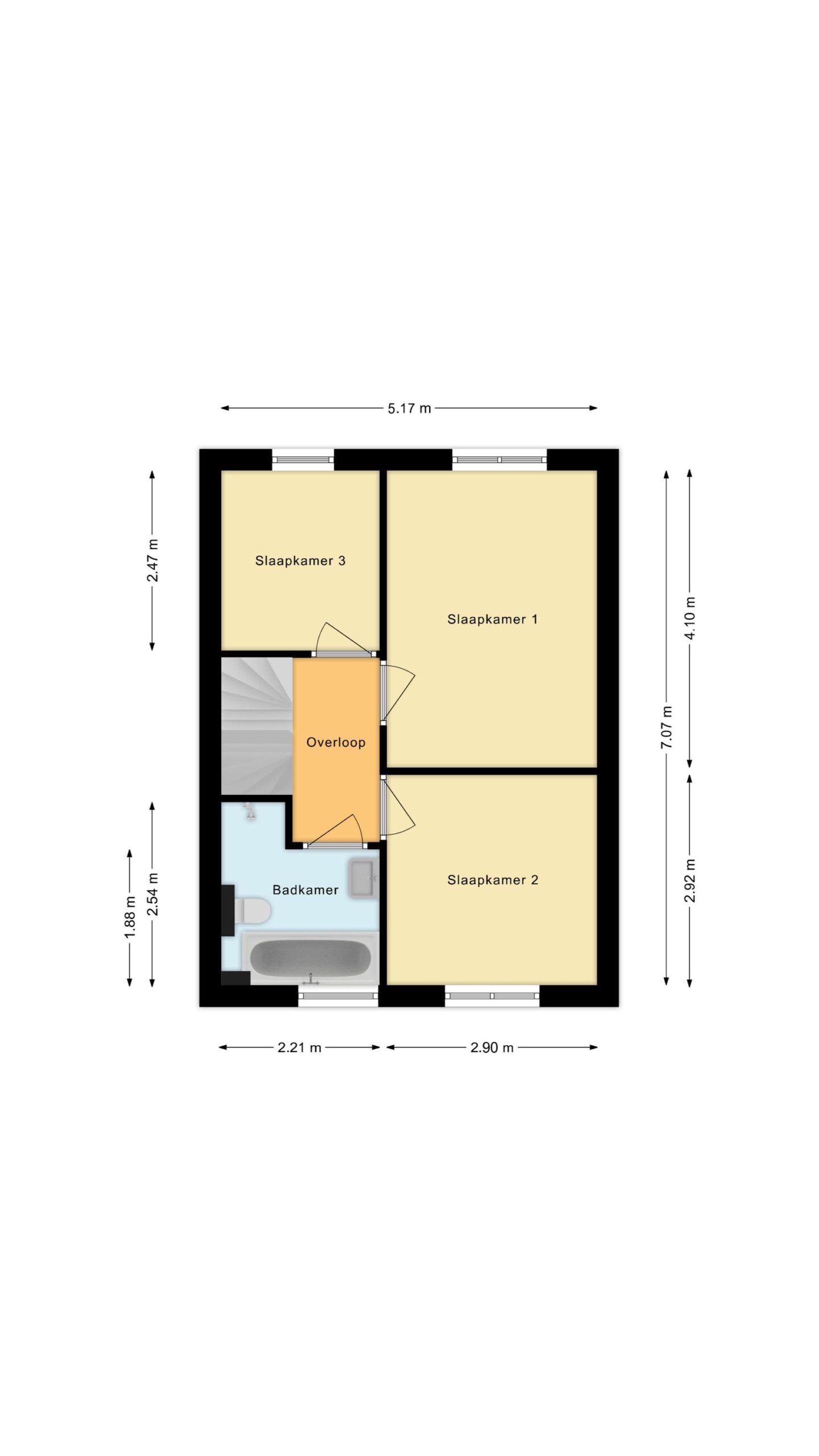 Alkmaar – Tirolstraat 111 – Plattegrond 2