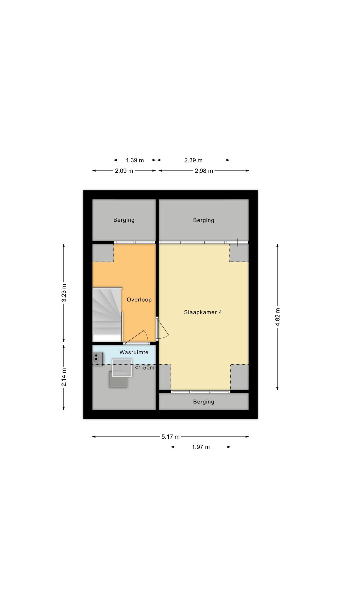 Alkmaar – Tirolstraat 111 – Plattegrond 3