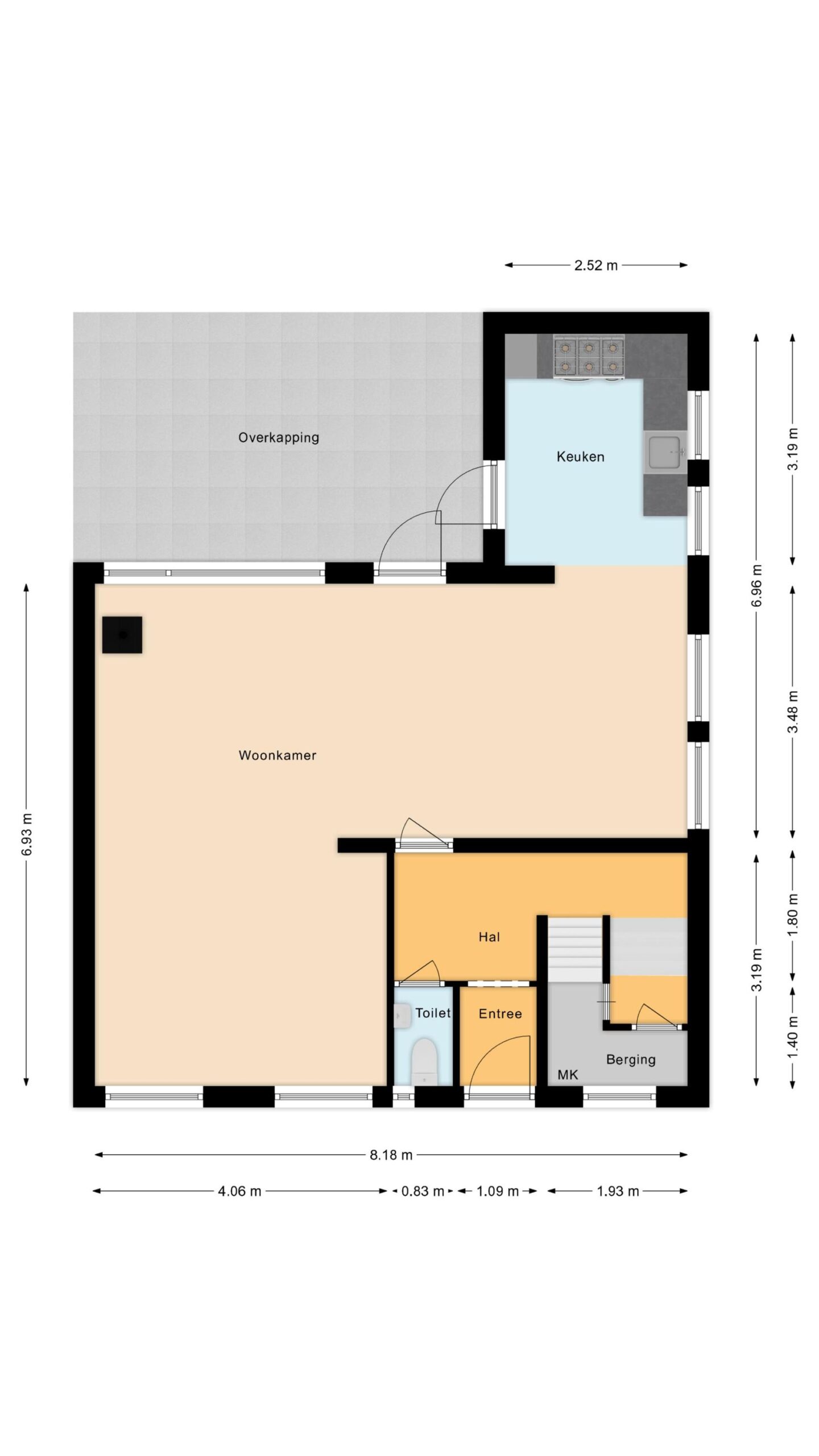 Petten – Ir. de Vassystraat 4 – Plattegrond