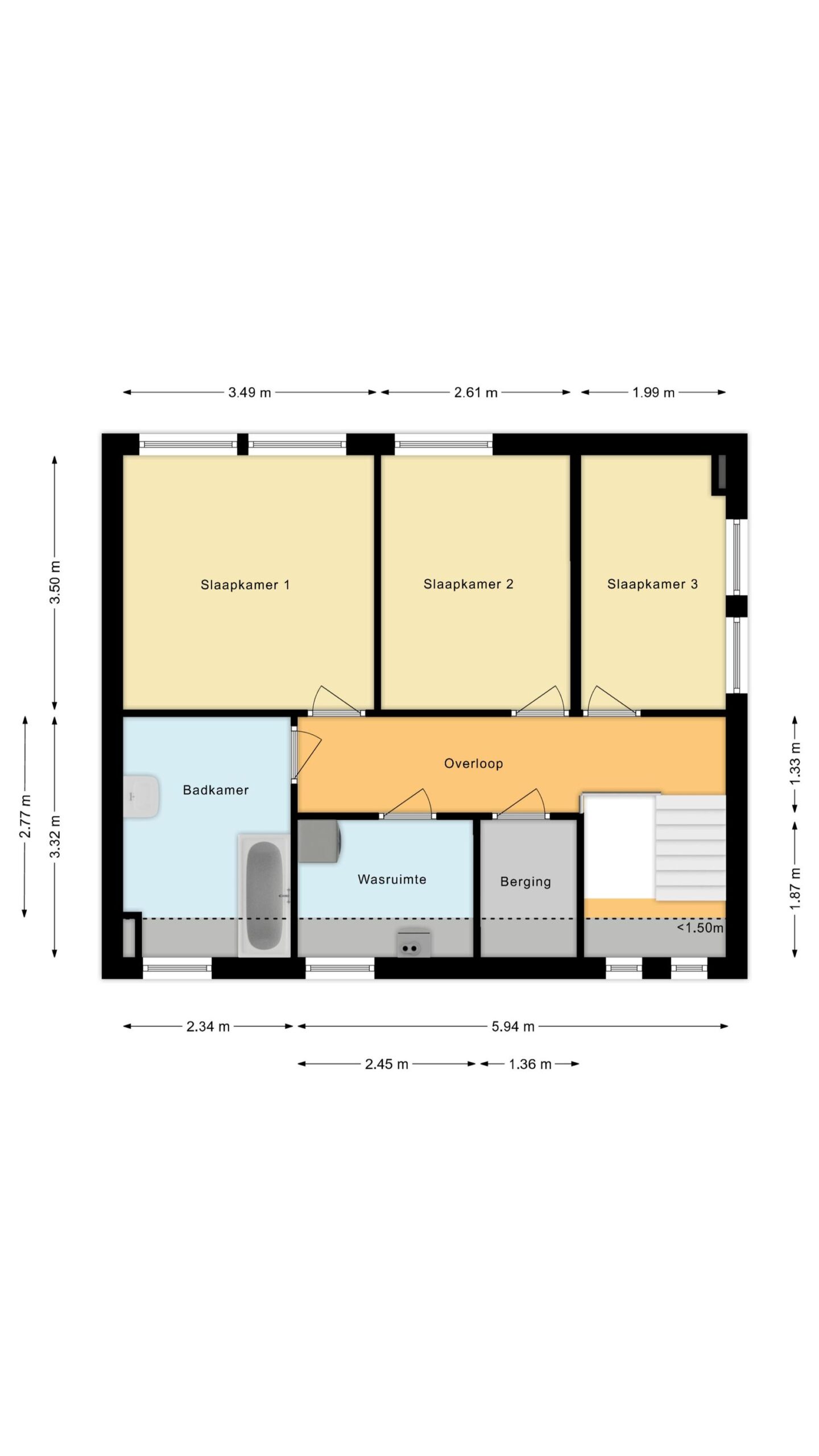 Petten – Ir. de Vassystraat 4 – Plattegrond 2