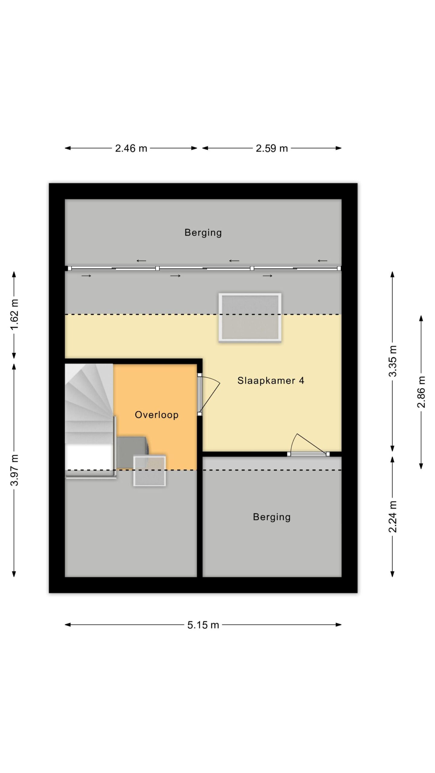 Heerhugowaard – Caro van Eycktuin 14 – Plattegrond 2