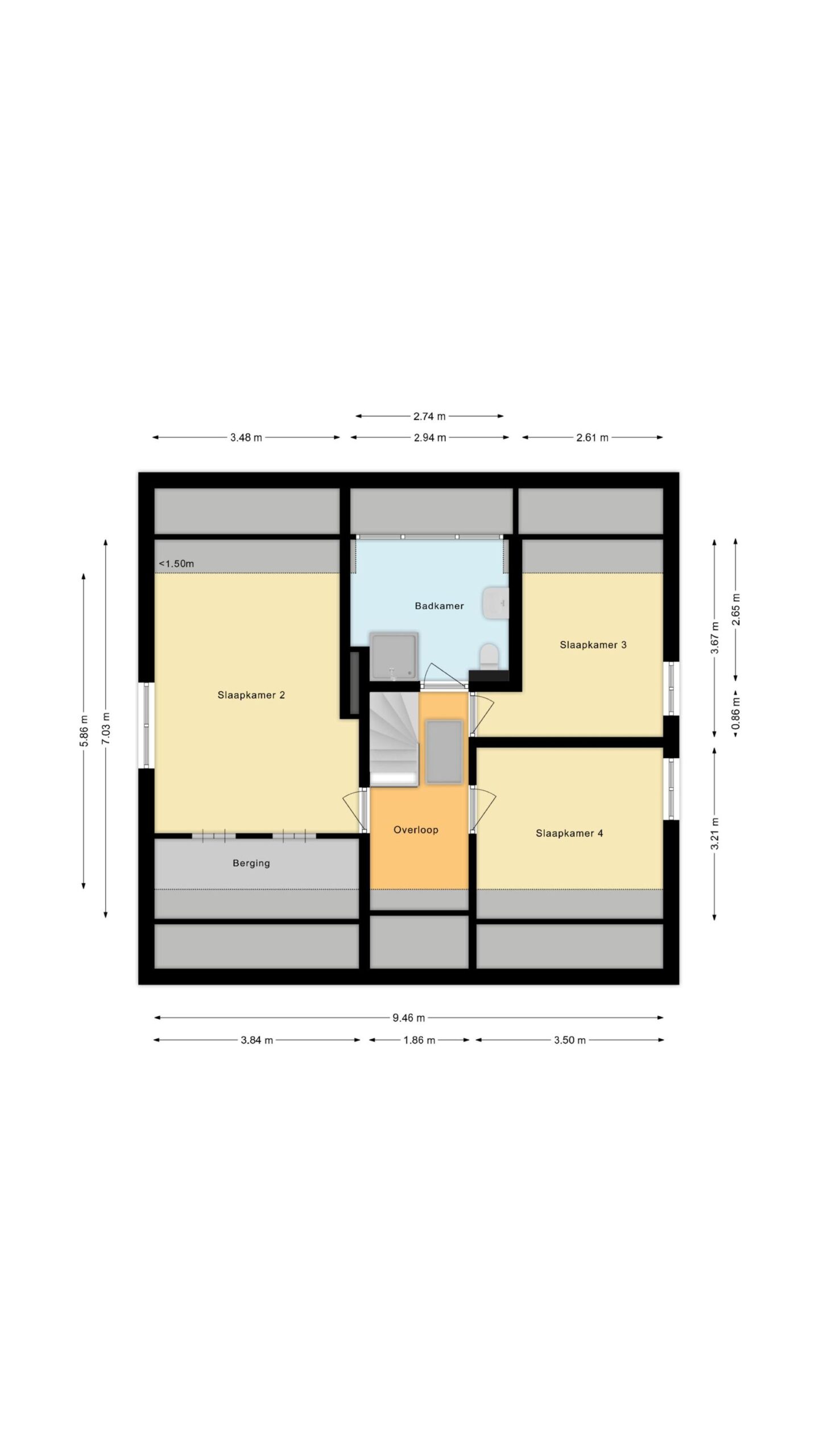 Heiloo – Haesackerlaan 81 – Plattegrond