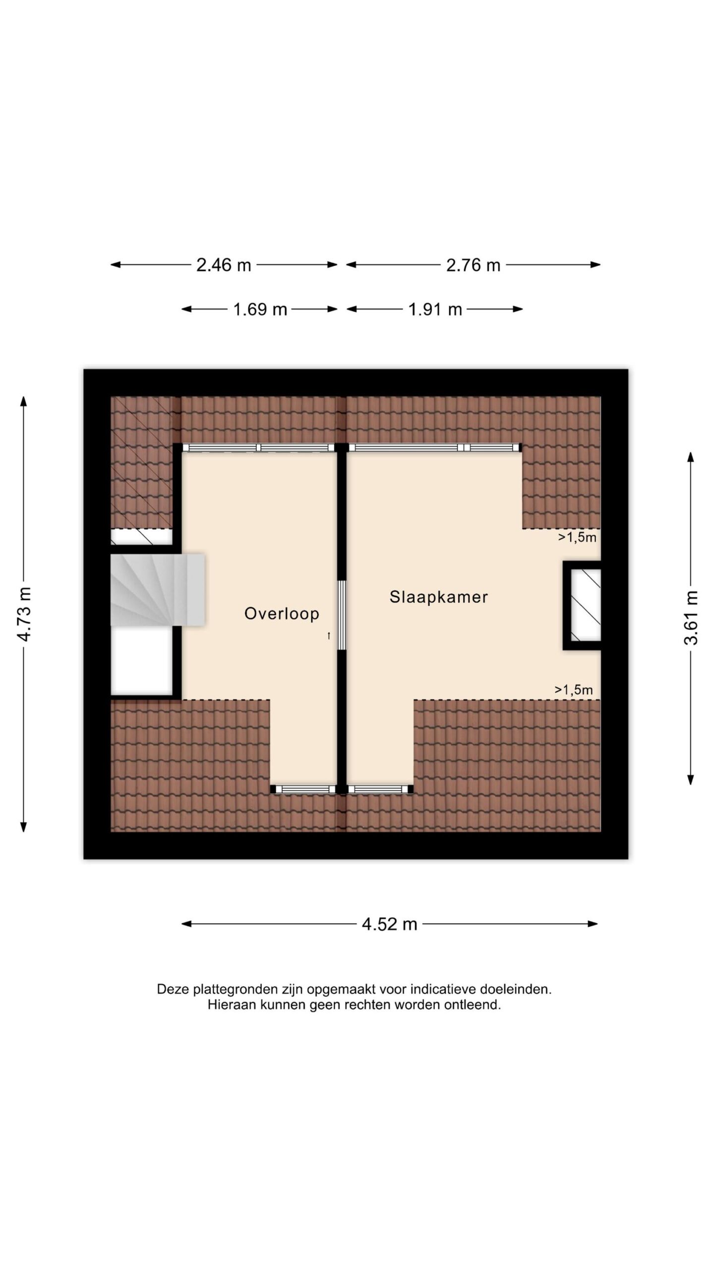 Alkmaar – Van der Lijnstraat 20 – Plattegrond 4