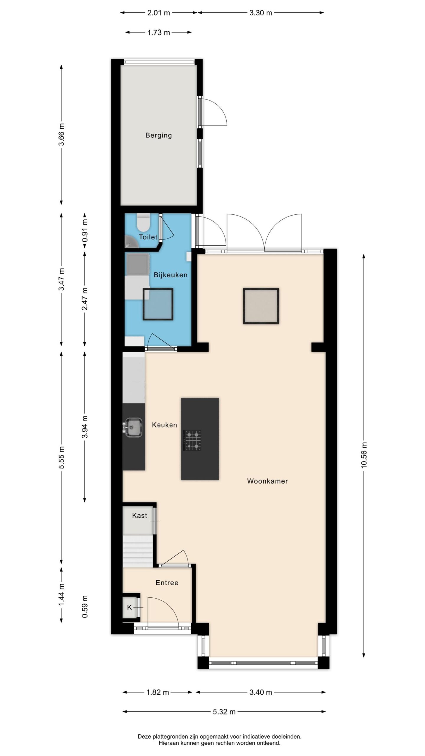 Alkmaar – Van der Lijnstraat 20 – Plattegrond