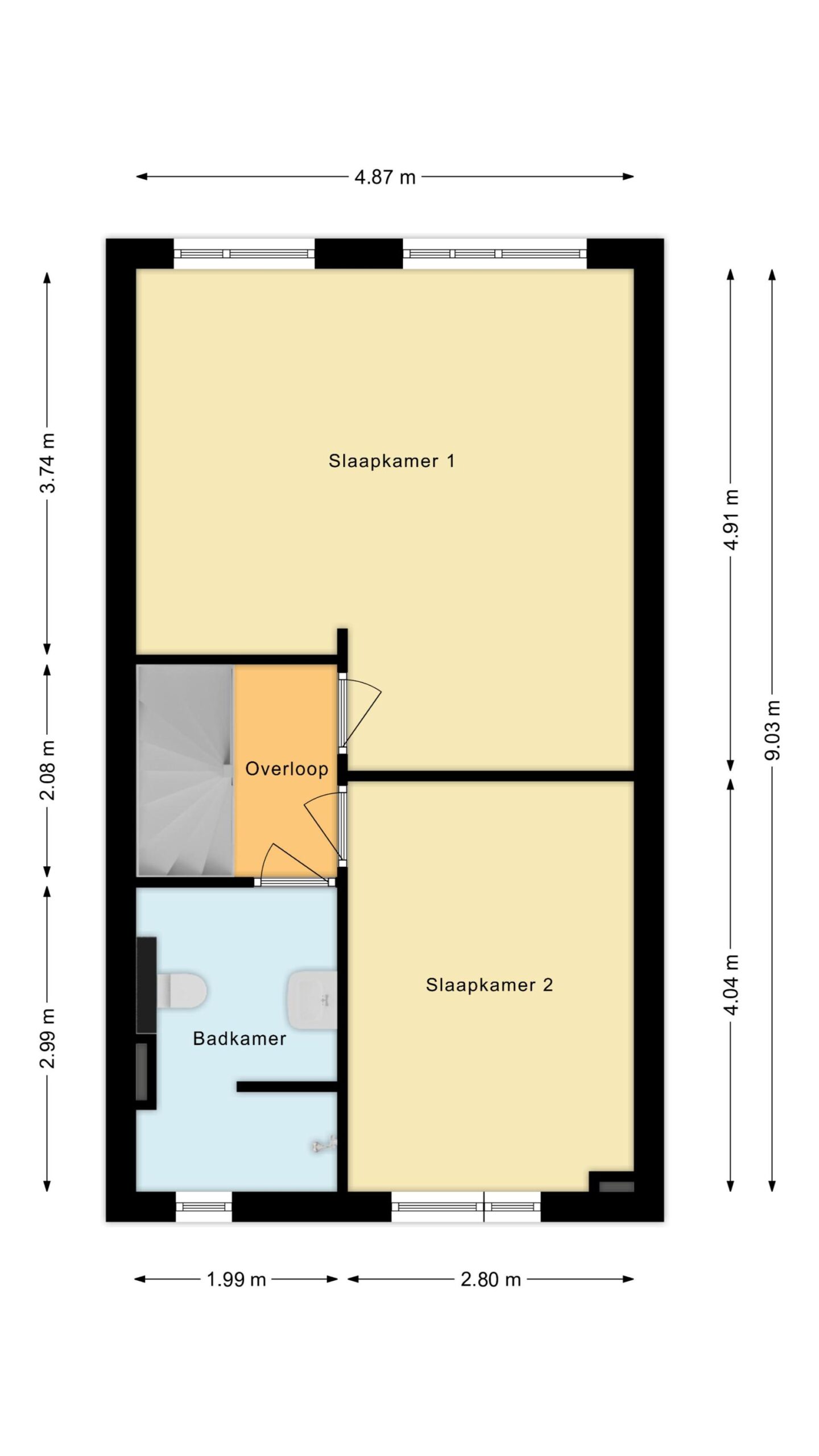 Alkmaar – Grevelingen 116 – Plattegrond 4