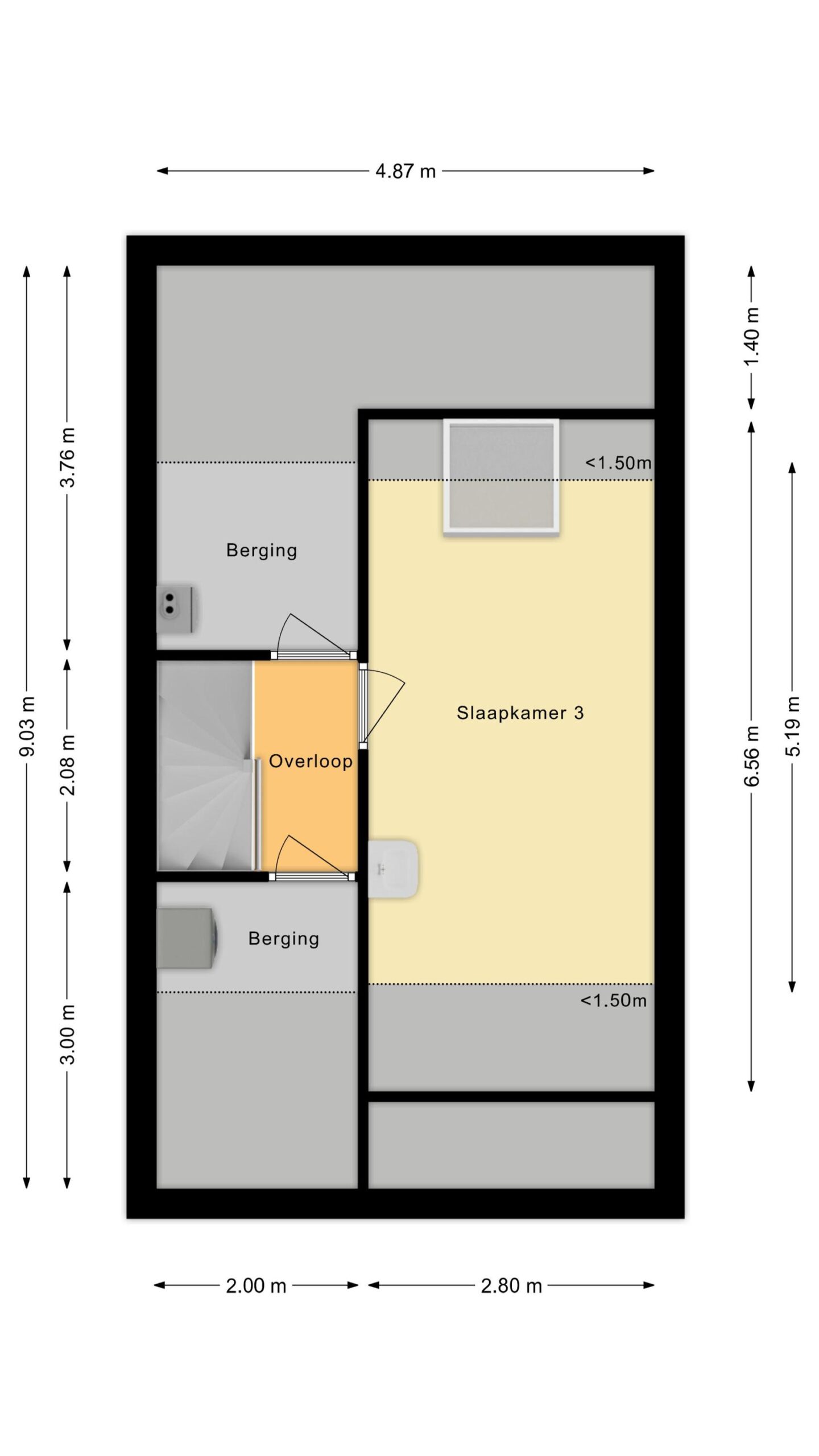 Alkmaar – Grevelingen 116 – Plattegrond 5