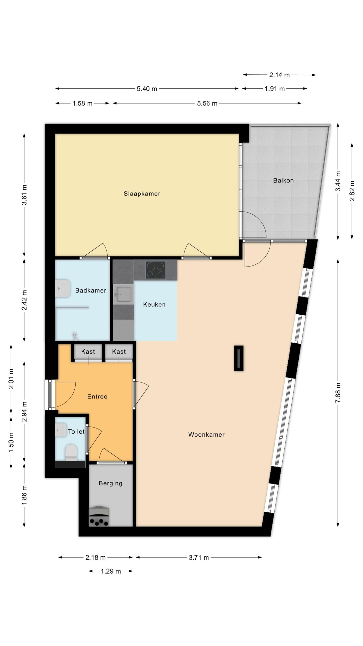 Alkmaar – Noorderkade 6G – Plattegrond 2