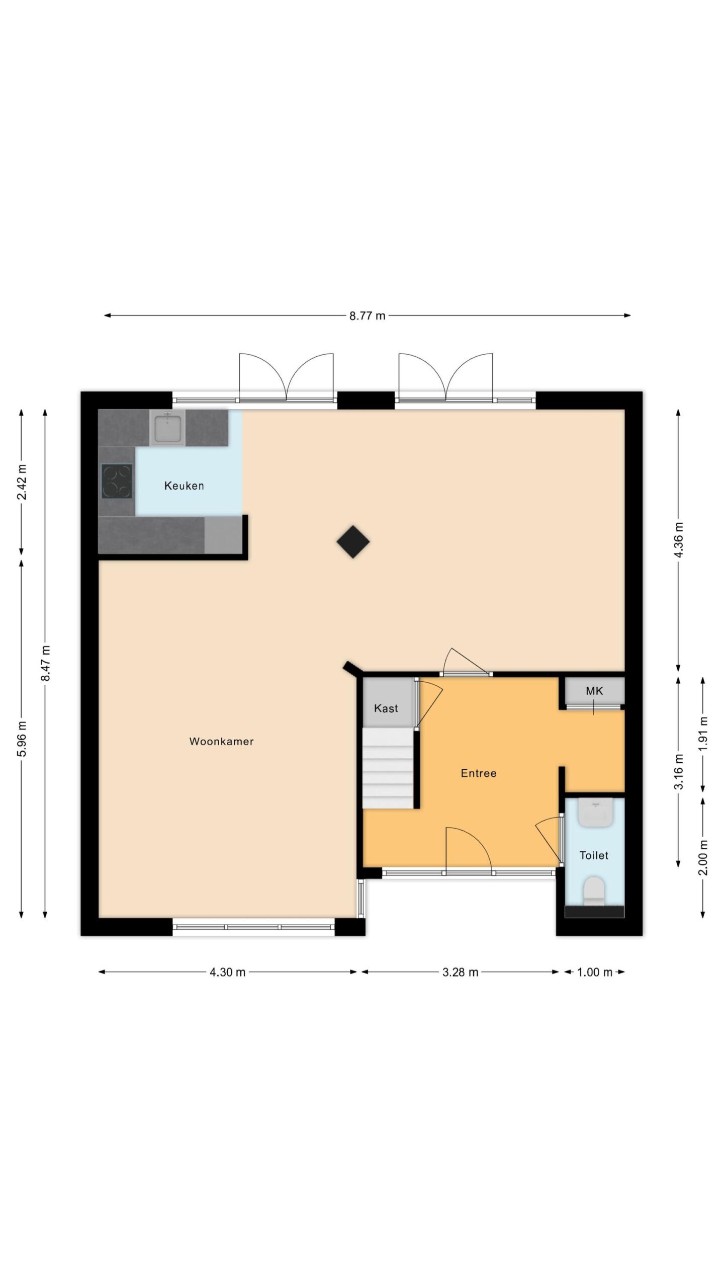 Alkmaar – Pater Schiphorststraat 35 – Plattegrond 4