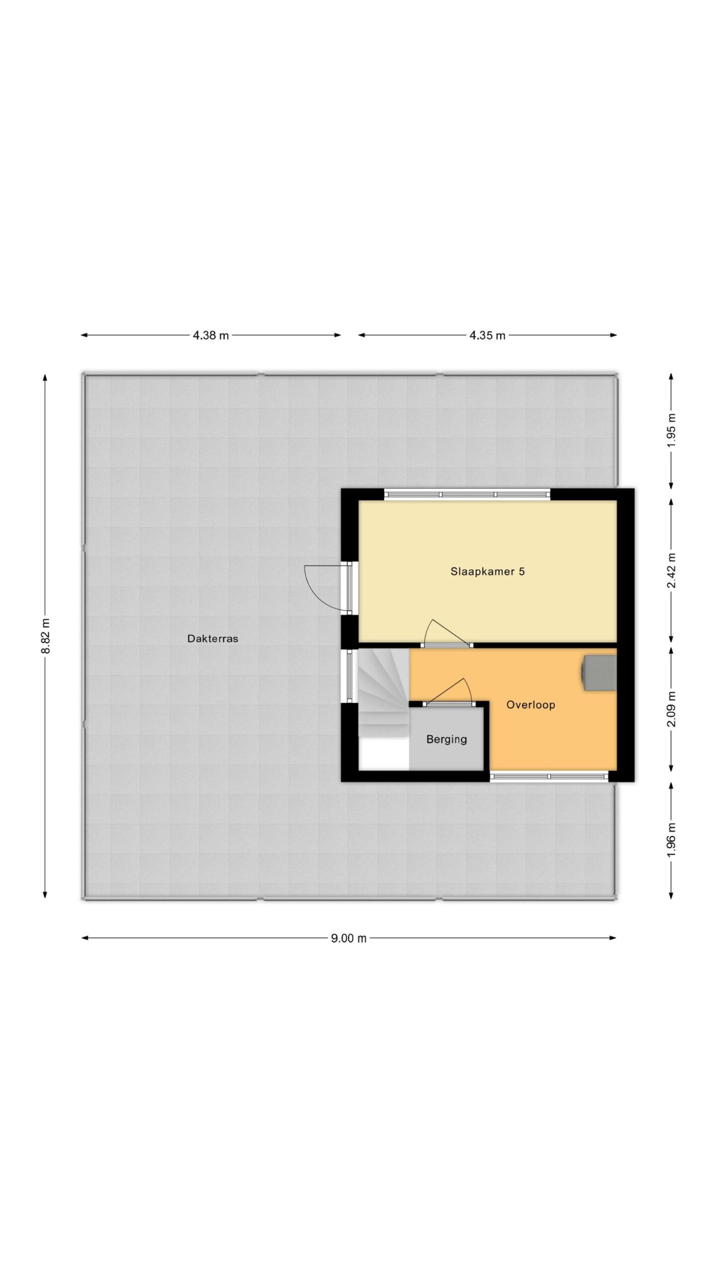 Alkmaar – Pater Schiphorststraat 35 – Plattegrond 2